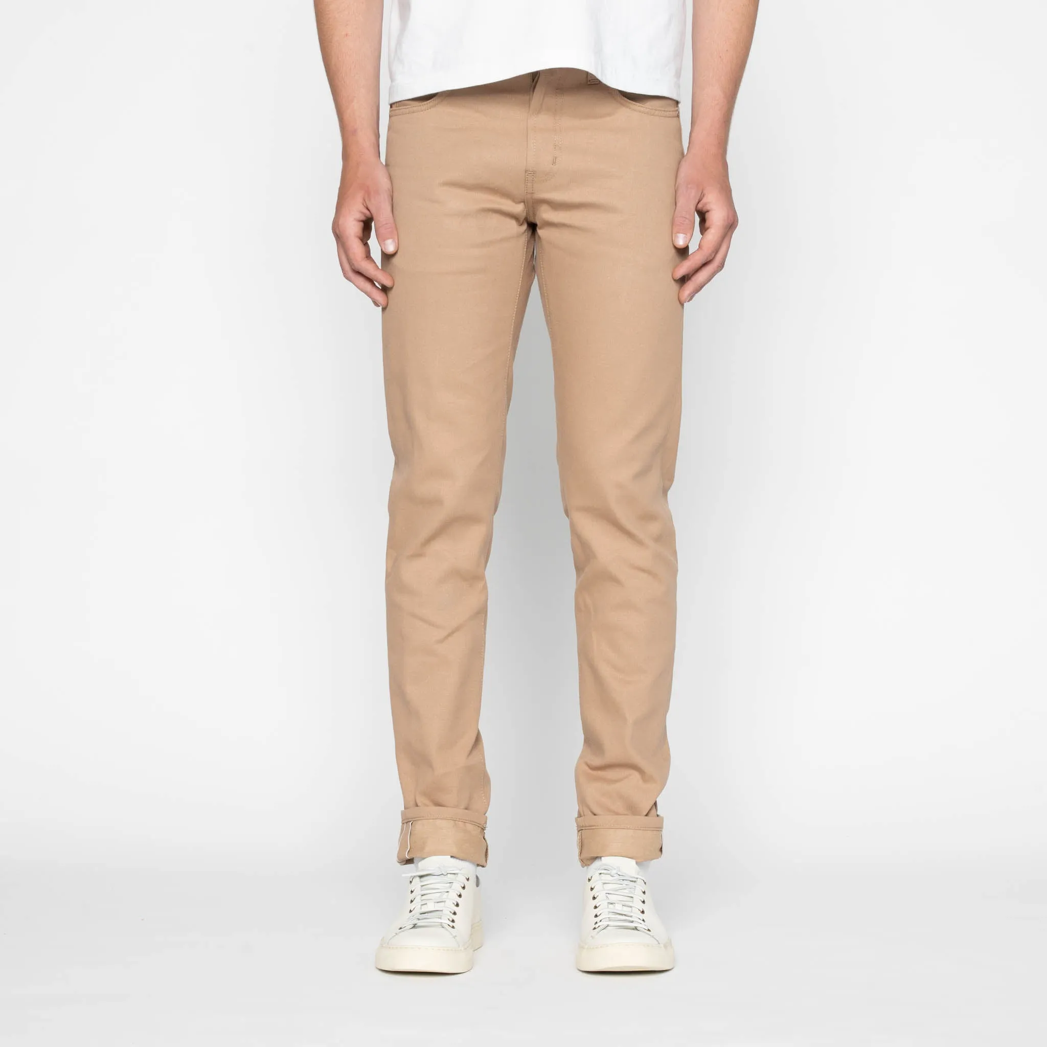 Super Guy - Selvedge Slacks Beige sold by Tate + Yoko product image thumbnail 2