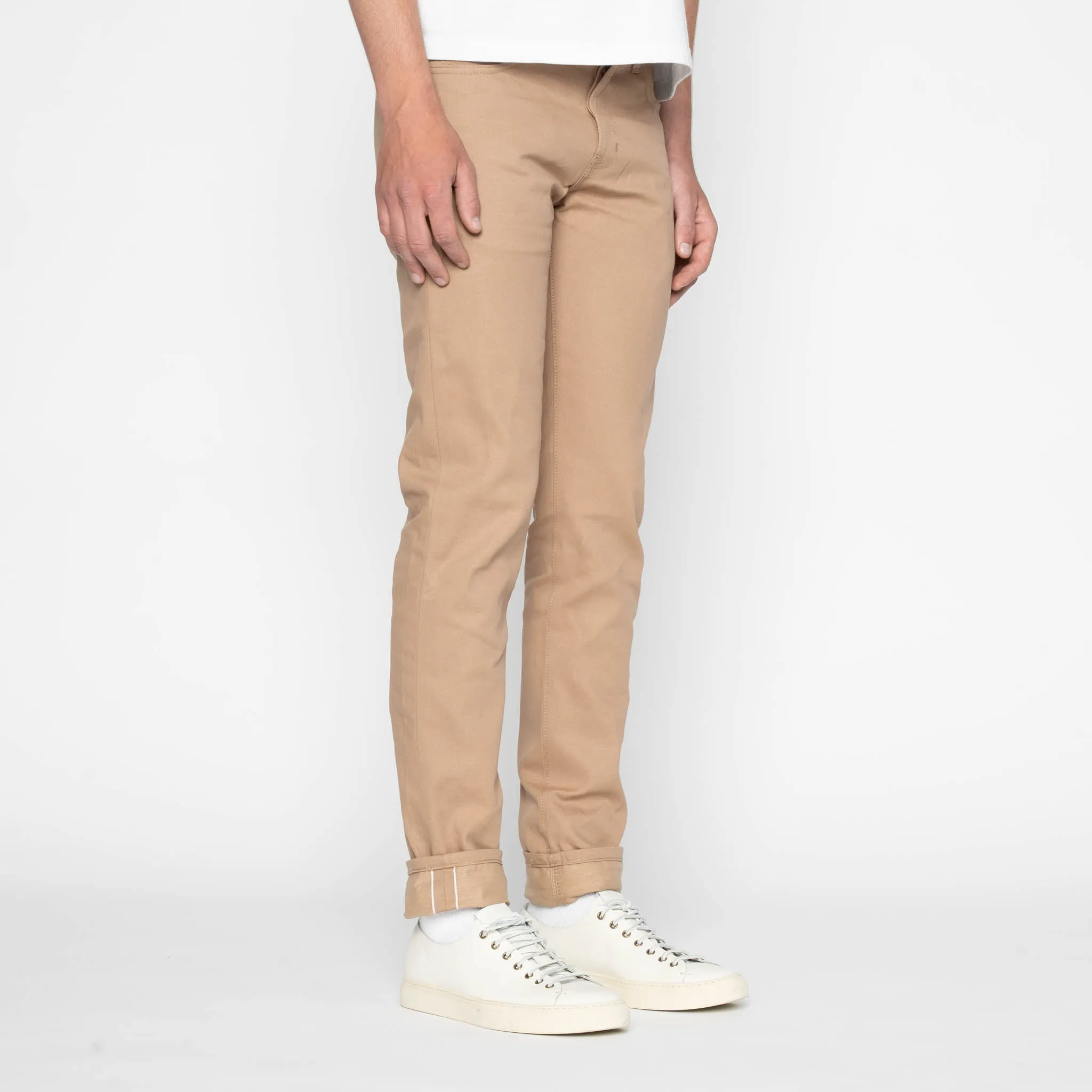 Super Guy - Selvedge Slacks Beige sold by Tate + Yoko product image thumbnail 3