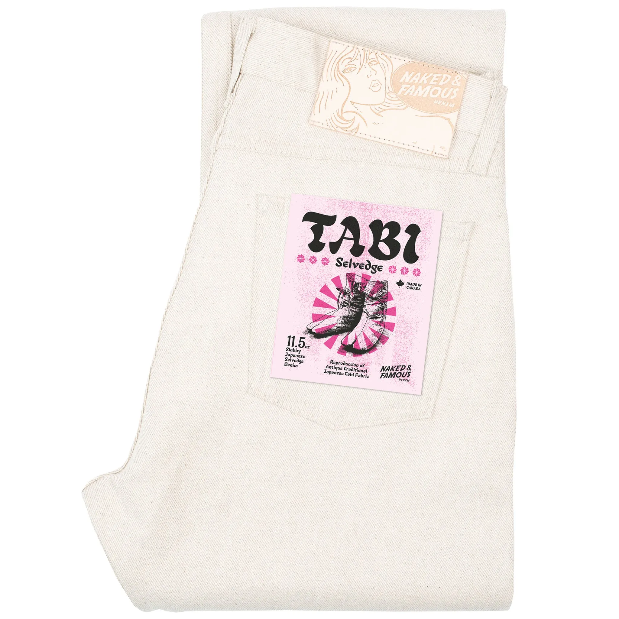 True Guy - Tabi Selvedge - Off White sold by Tate + Yoko