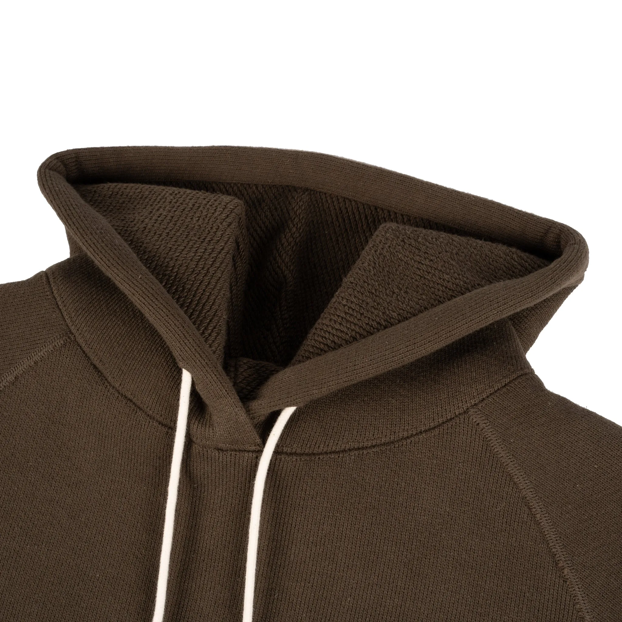 Pullover Hoodie - 701gsm Double Heavyweight French Terry - Khaki Green sold by Tate + Yoko product image thumbnail 2