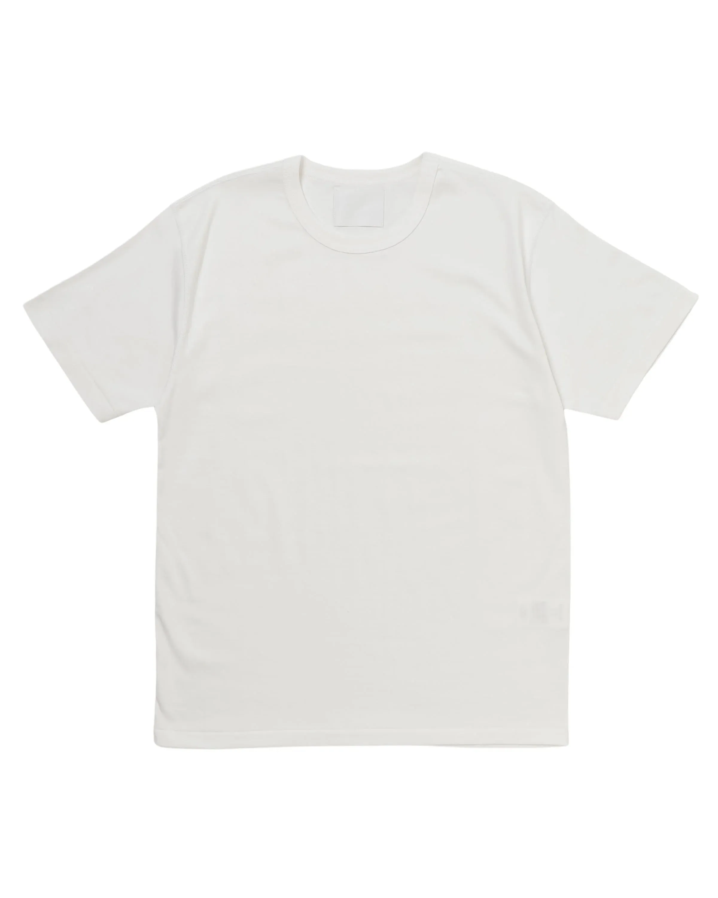 Crewneck T-shirt - Ultimate Pima Tsuriami - White sold by Tate + Yoko