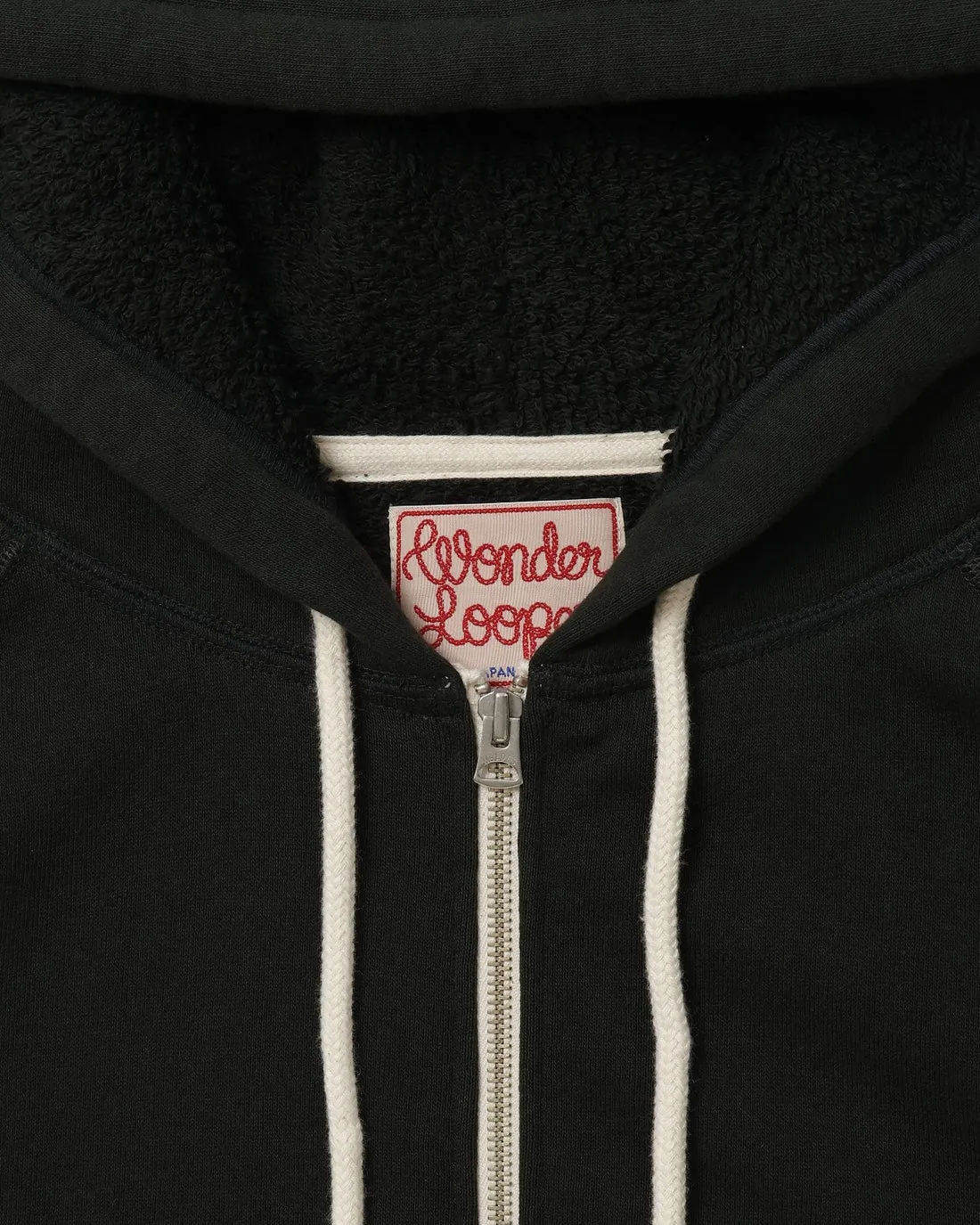 Zip Hoodie - Super Looper French Terry - Sumi sold by Tate + Yoko product image thumbnail 2