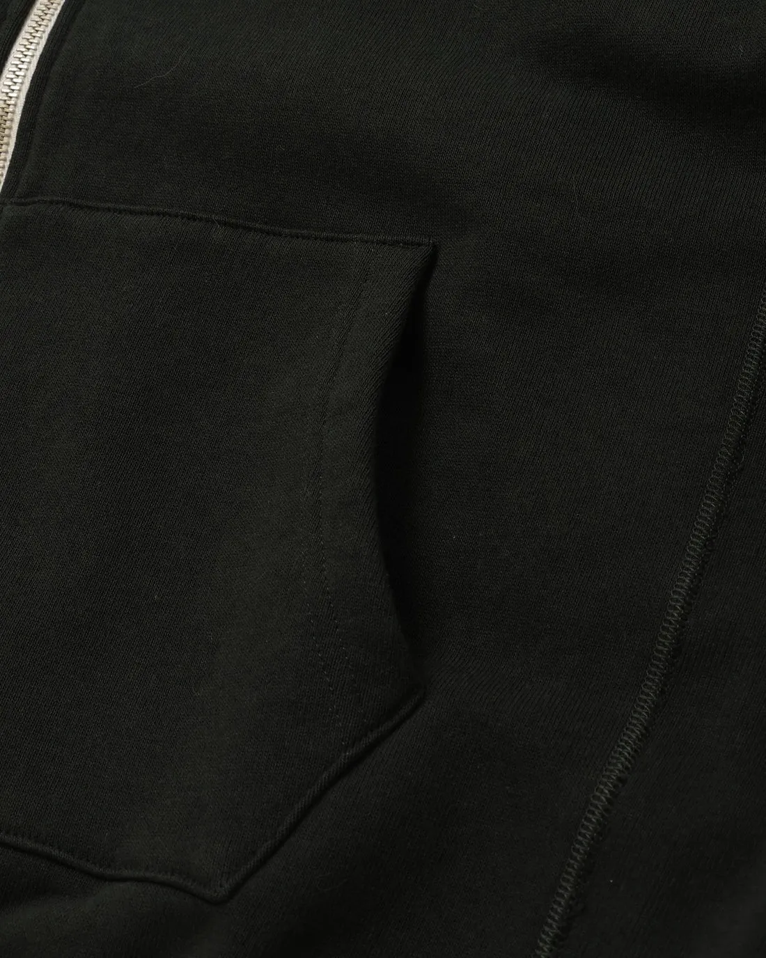 Zip Hoodie - Super Looper French Terry - Sumi sold by Tate + Yoko product image thumbnail 4