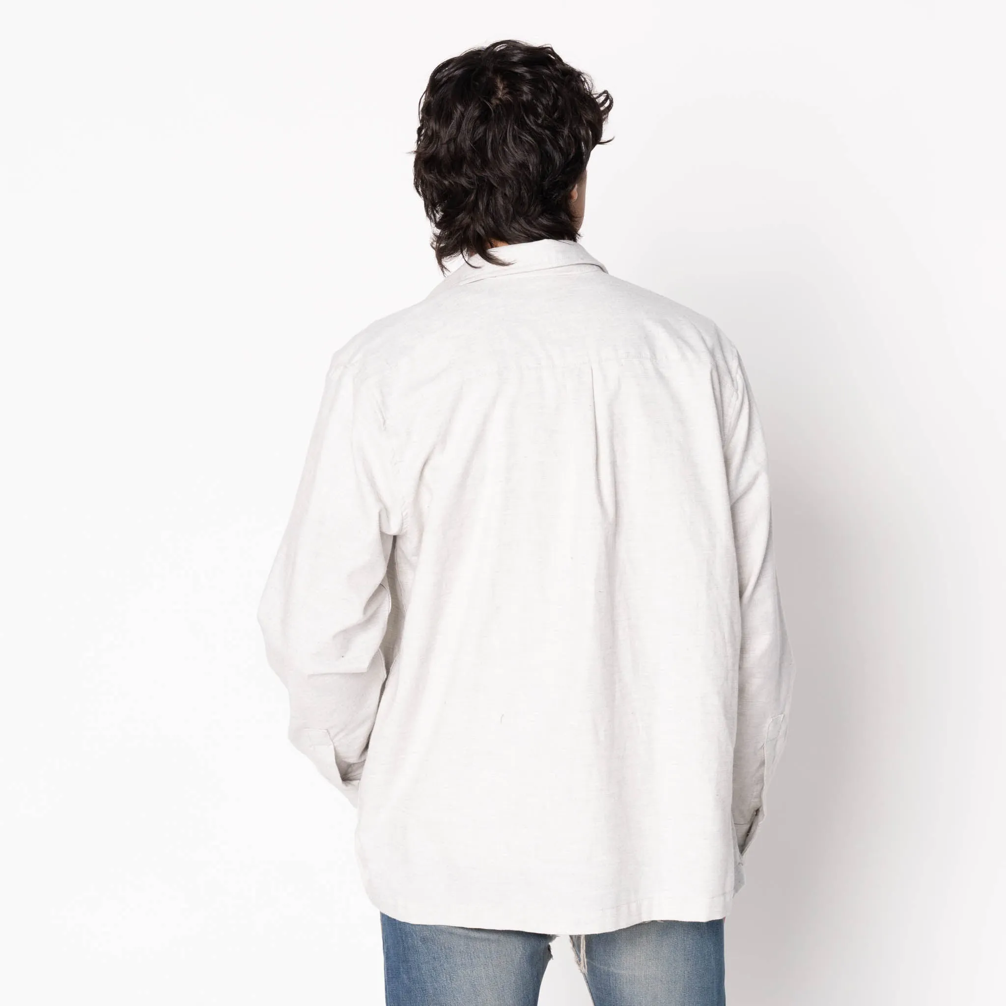 True Shirt - Soft Twill - Pale Grey sold by Tate + Yoko product image thumbnail 3