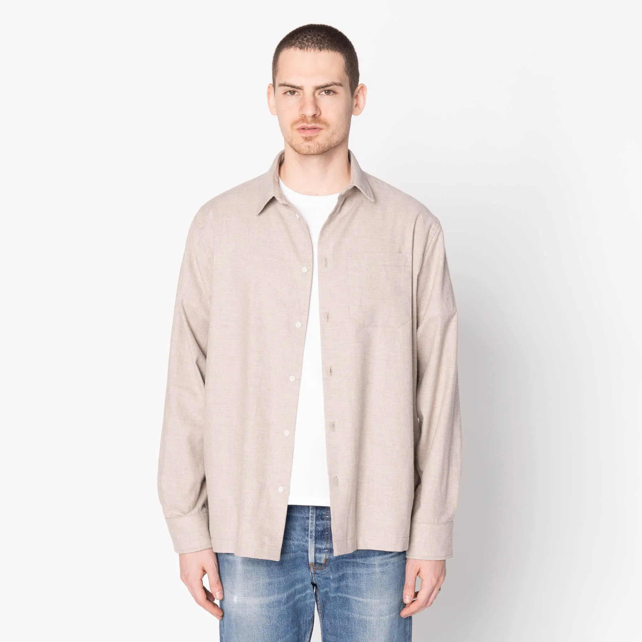 True Shirt - Soft Twill - Taupe sold by Tate + Yoko product image thumbnail 2