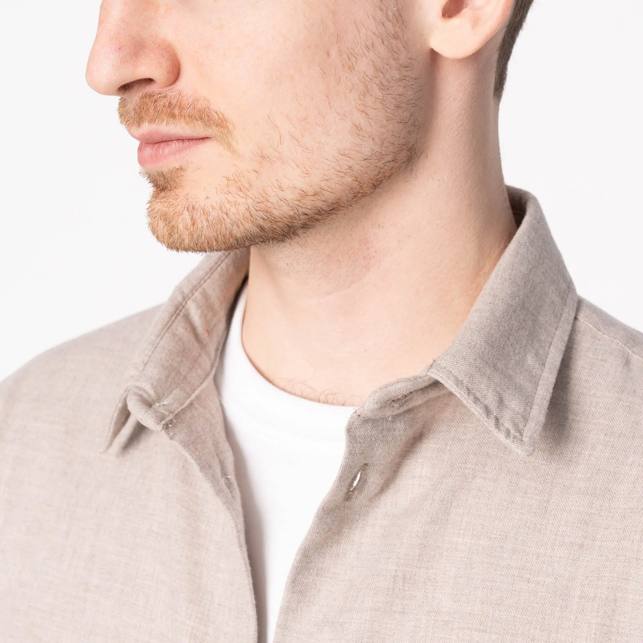 True Shirt - Soft Twill - Taupe sold by Tate + Yoko product image thumbnail 4