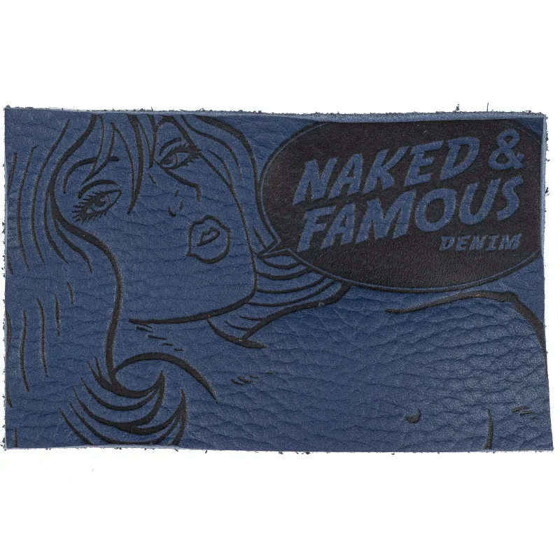 Tragic Blond Patch - Cobalt Lamb made by Naked & Famous Denim