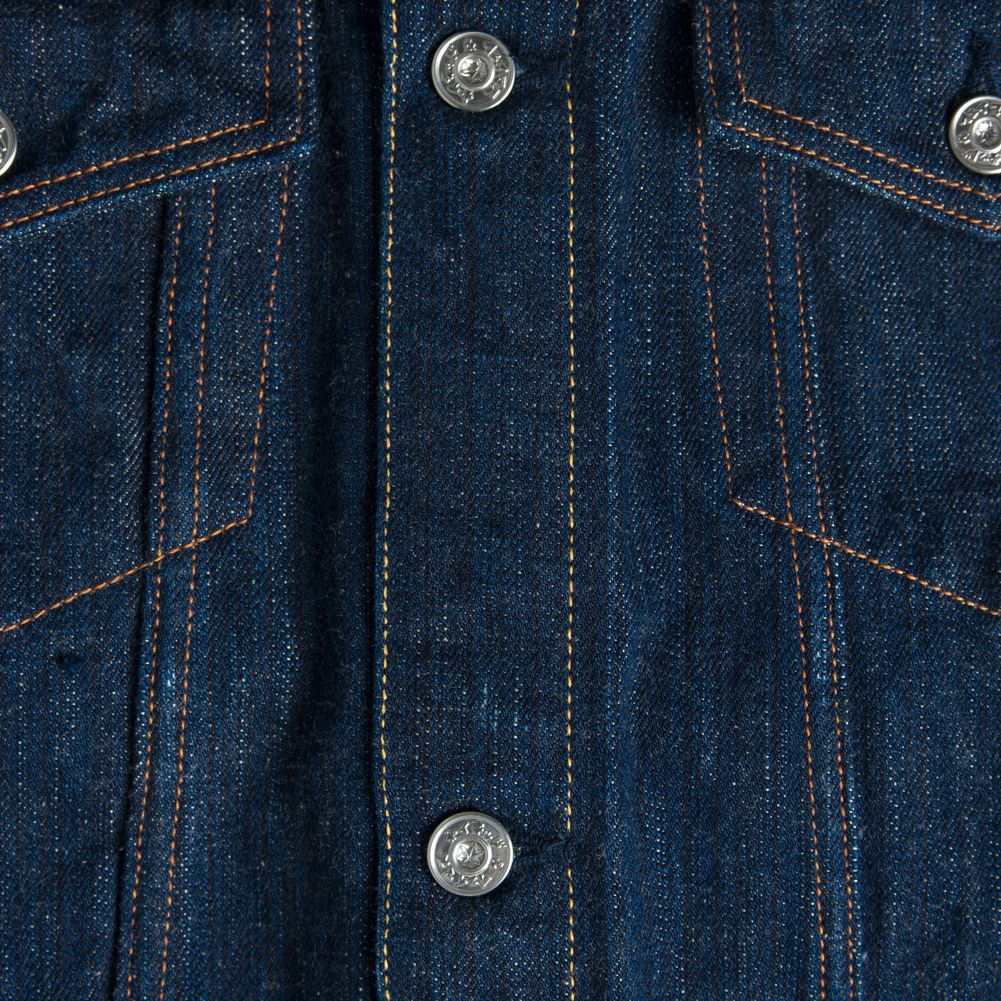 Denim Jacket - MIJ9 - "Tennen Ai" Natural Indigo Slub Selvedge sold by Tate + Yoko product image thumbnail 3