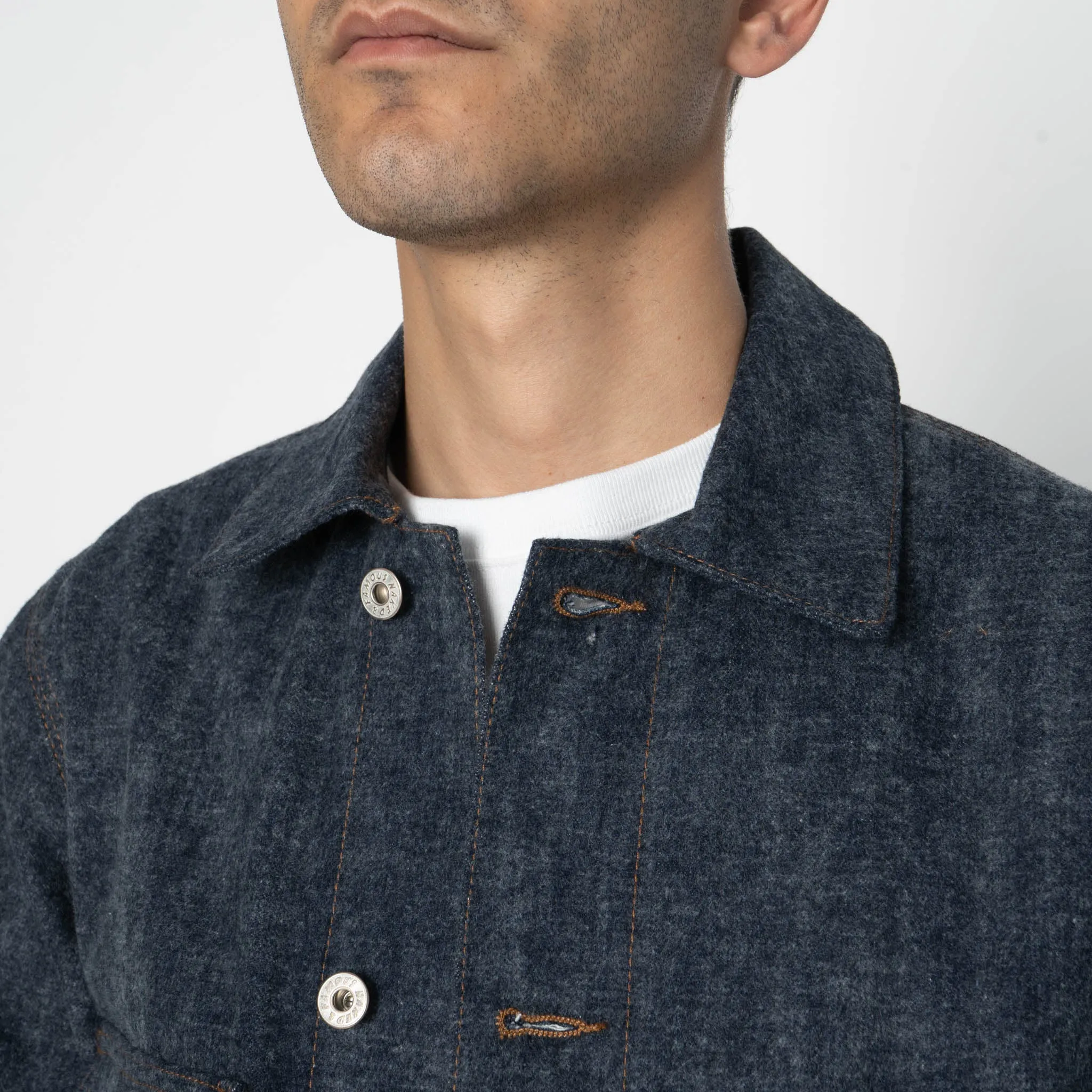 Chore Coat - Max Brush Selvedge - Indigo sold by Tate + Yoko product image thumbnail 5
