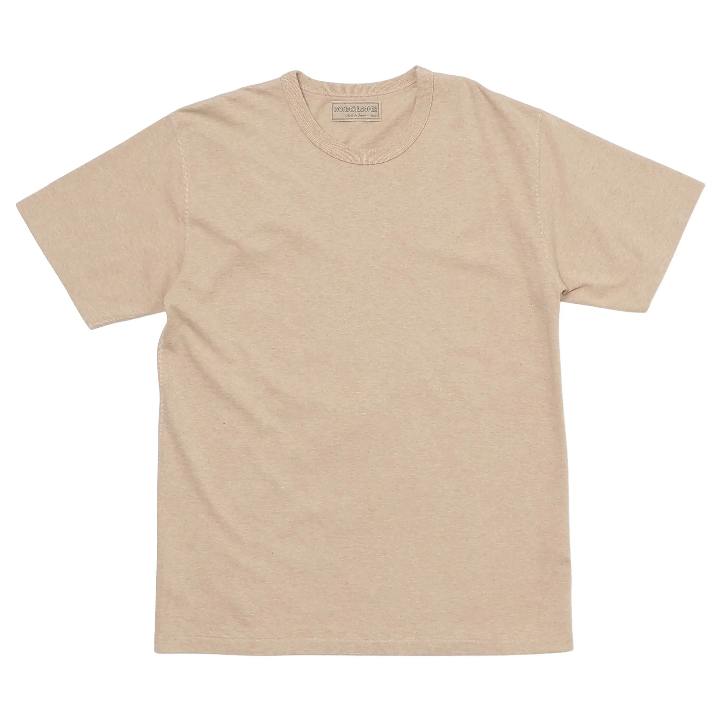Crewneck T-shirt - Foxfibre® Tsuriami - Coyote 15 sold by Tate + Yoko