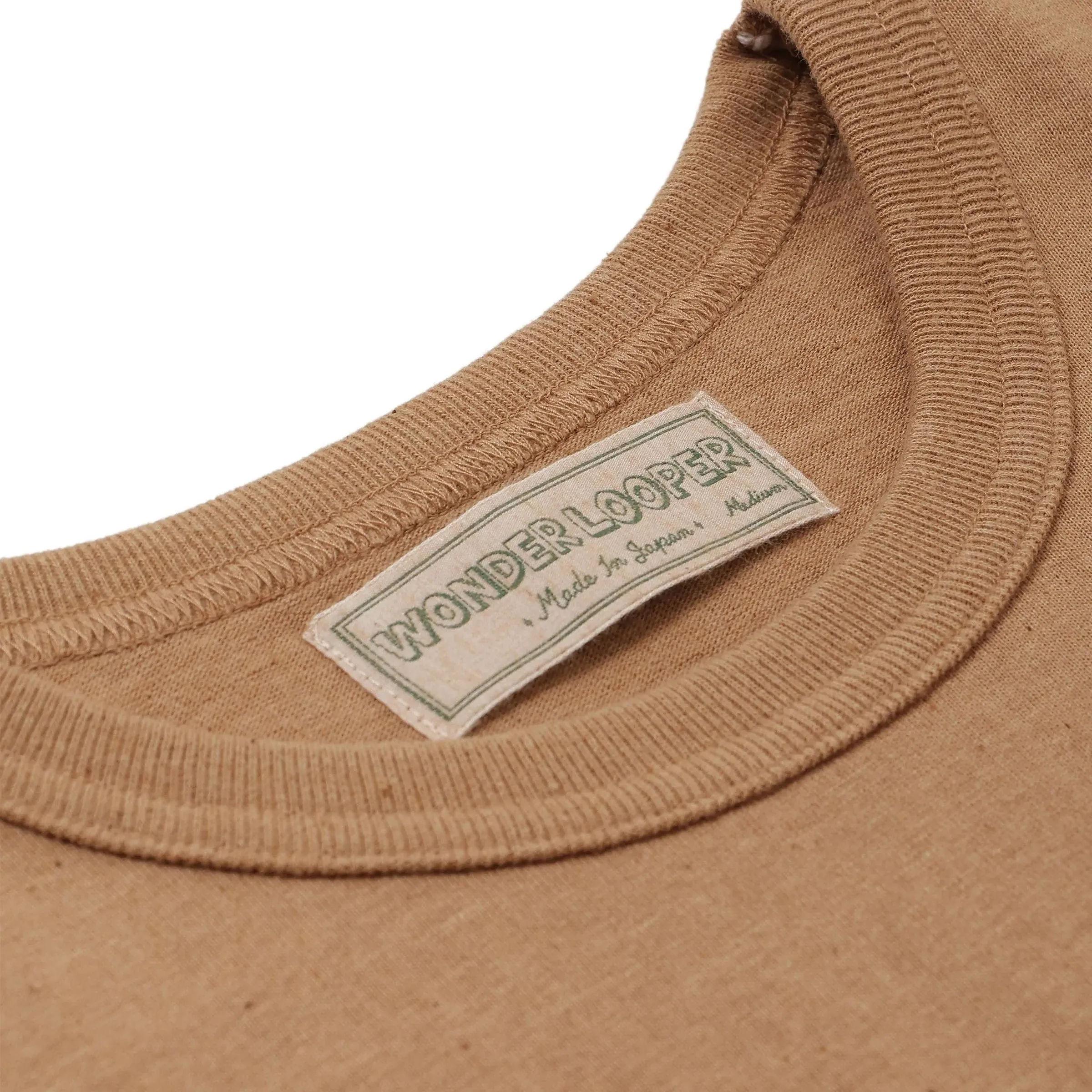 Crewneck T-shirt - Foxfibre® Tsuriami - Coyote 70 sold by Tate + Yoko product image thumbnail 2