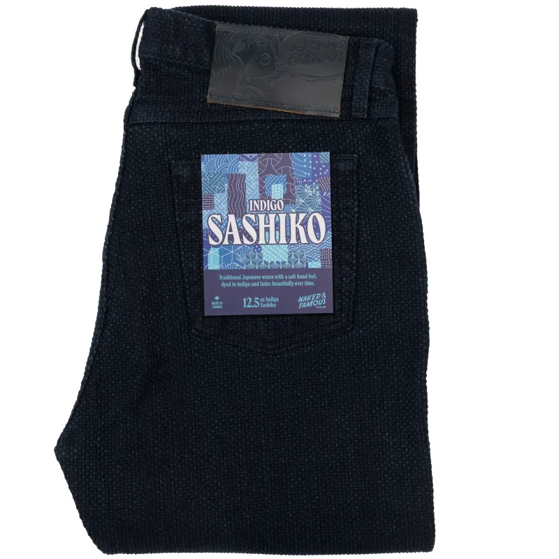 True Guy - Indigo Sashiko made by Naked & Famous Denim
