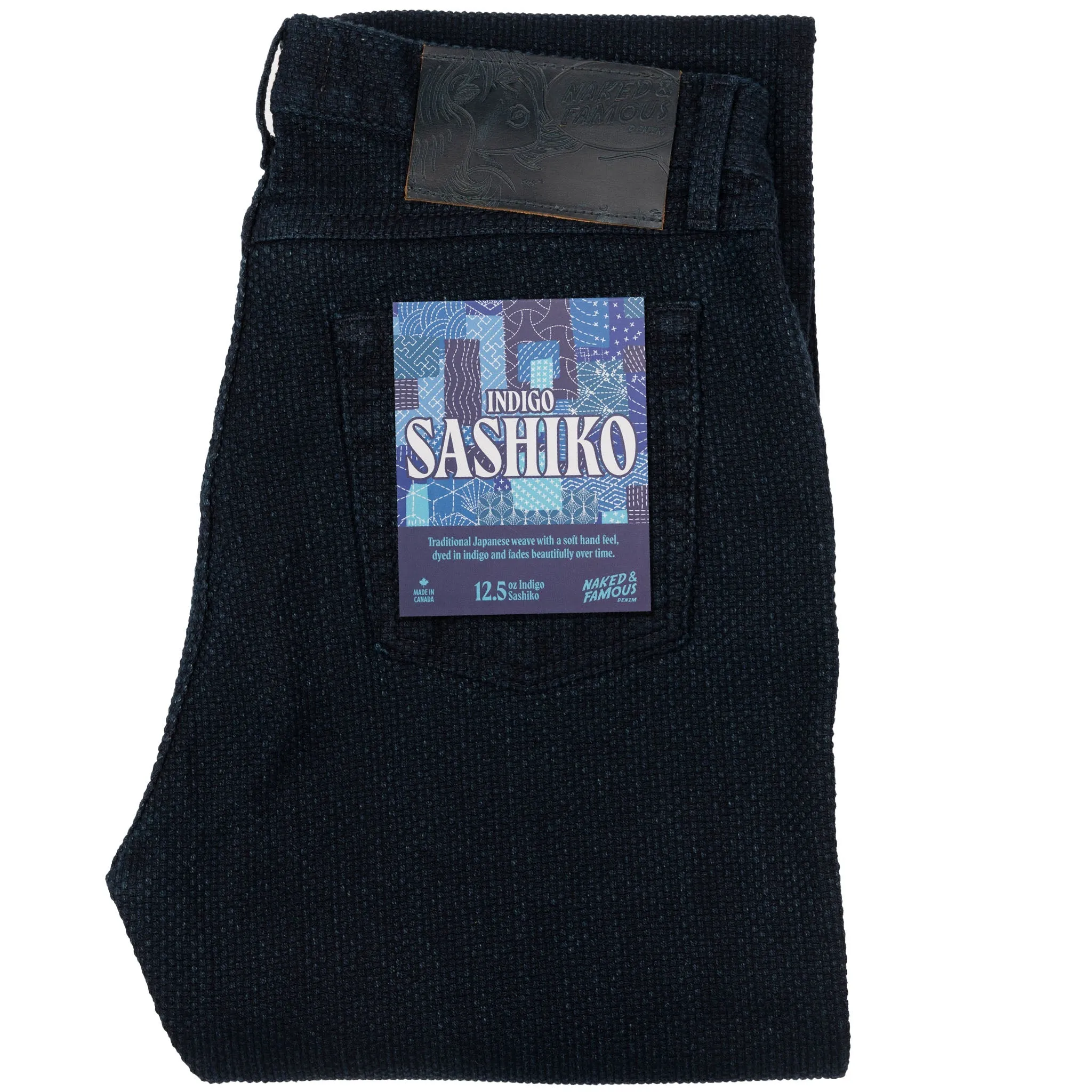 True Guy - Indigo Sashiko sold by Tate + Yoko