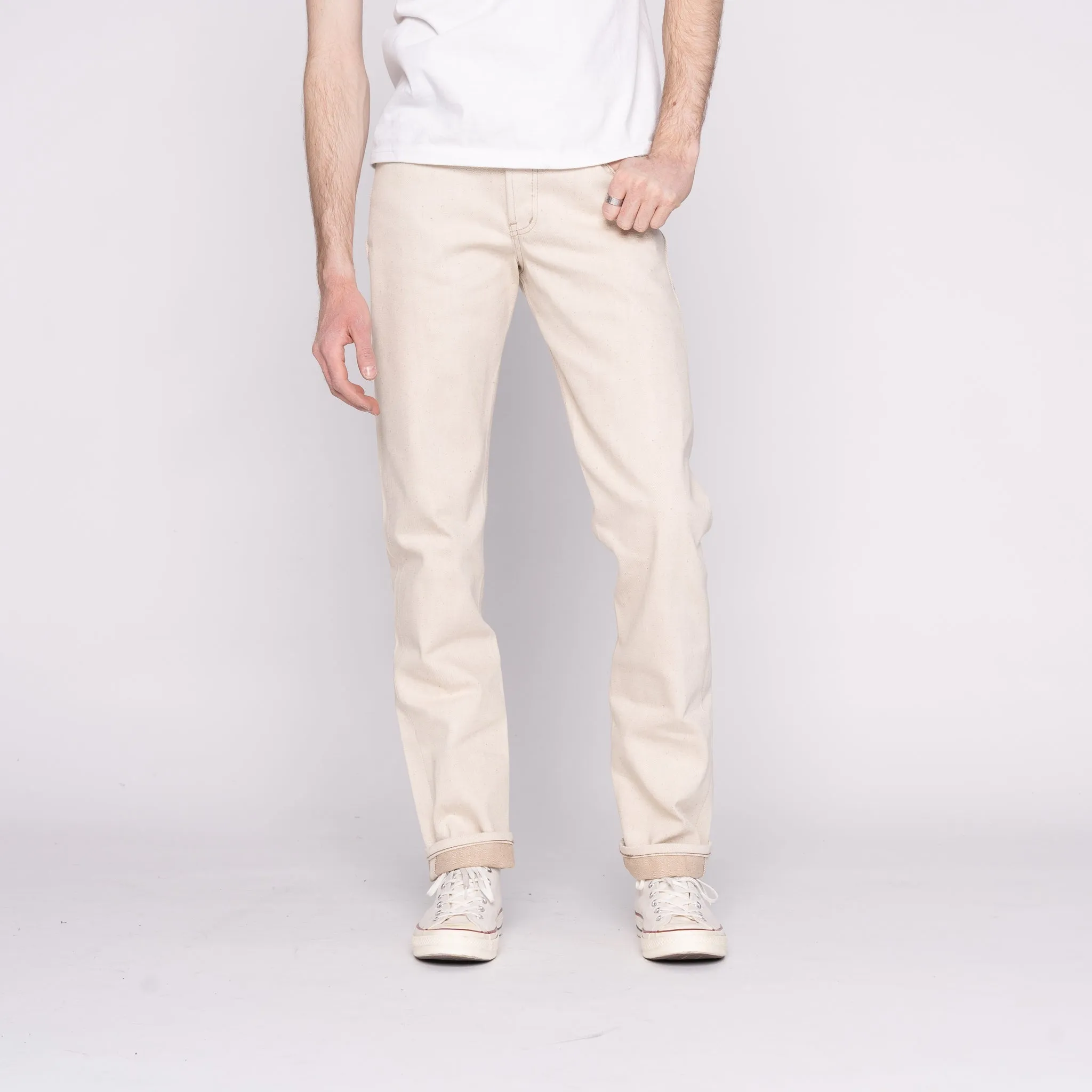 Weird Guy - All Natural Ecru Foxfibre® Selvedge sold by Tate + Yoko product image thumbnail 2