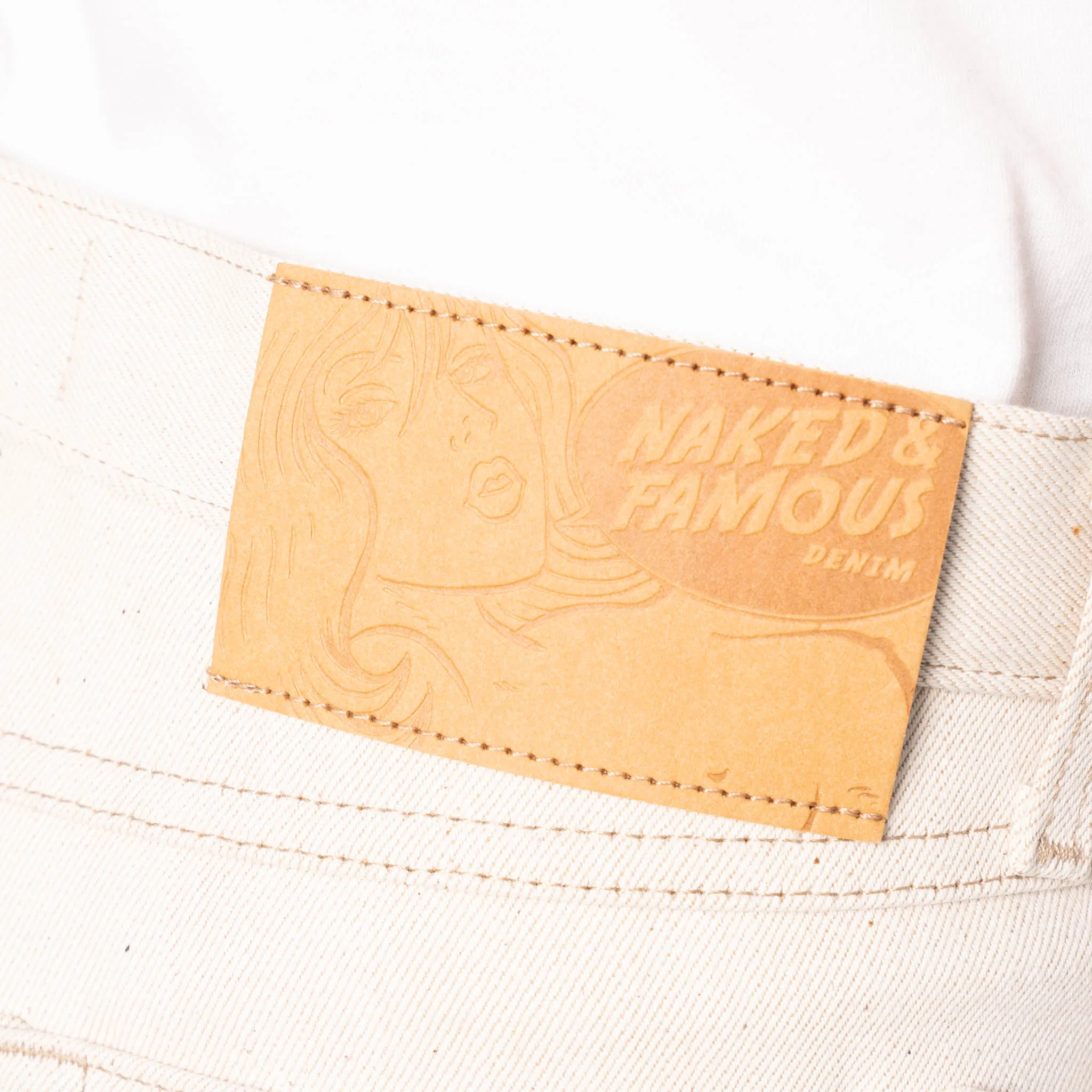 True Guy - All Natural Ecru Foxfibre® Selvedge sold by Tate + Yoko product image thumbnail 5