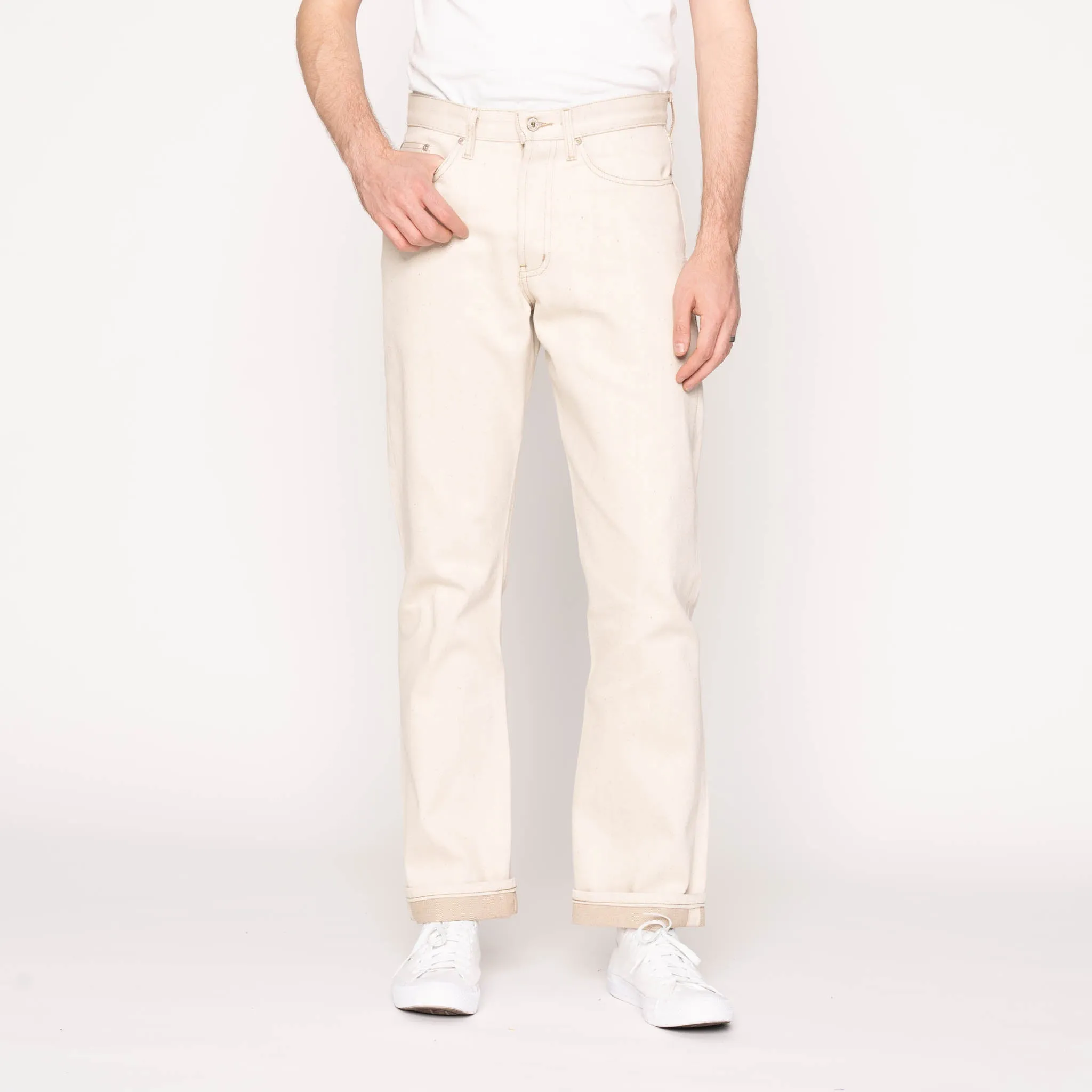 True Guy - All Natural Ecru Foxfibre® Selvedge sold by Tate + Yoko product image thumbnail 2