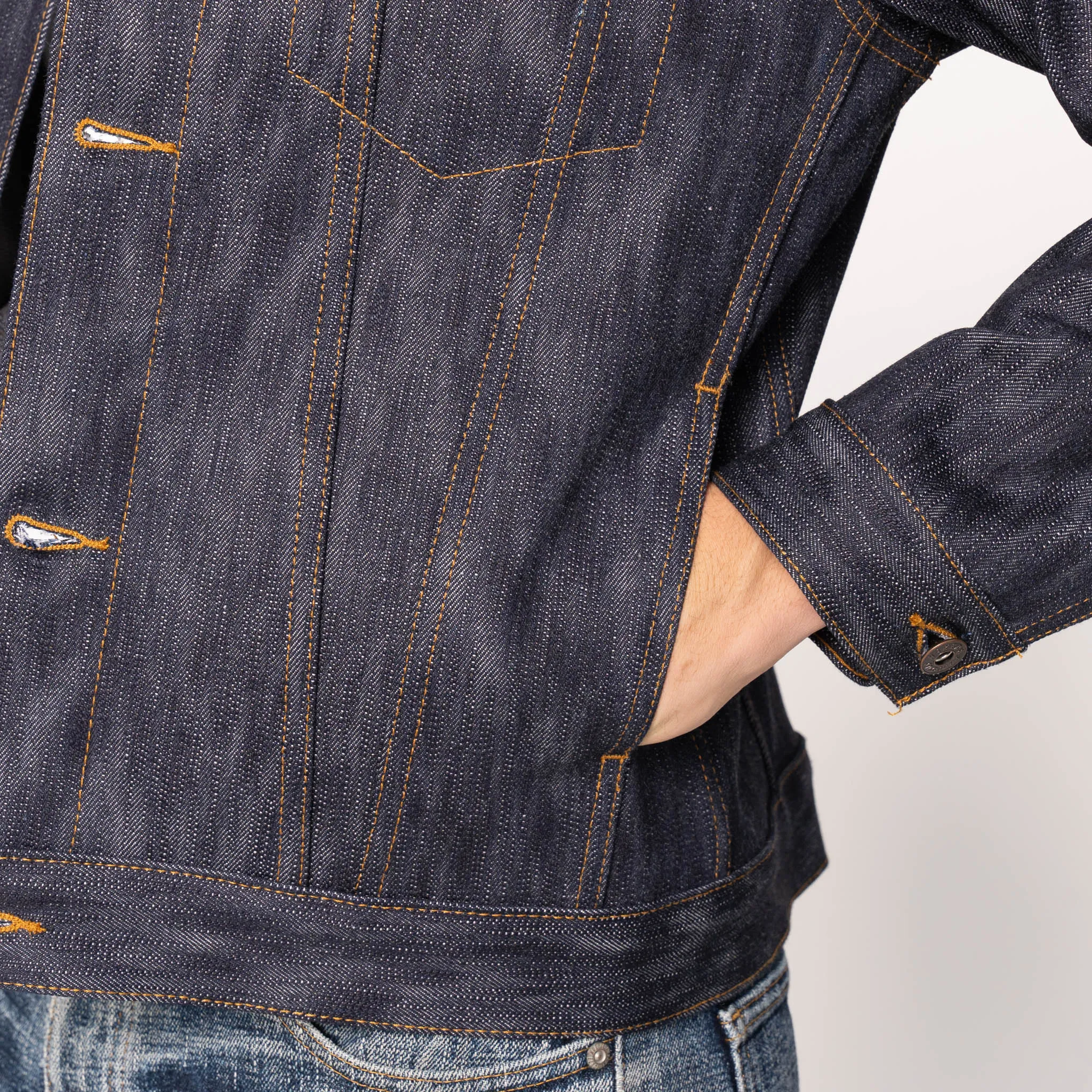 Denim Jacket - Sakura Slub Selvedge sold by Tate + Yoko product image thumbnail 5