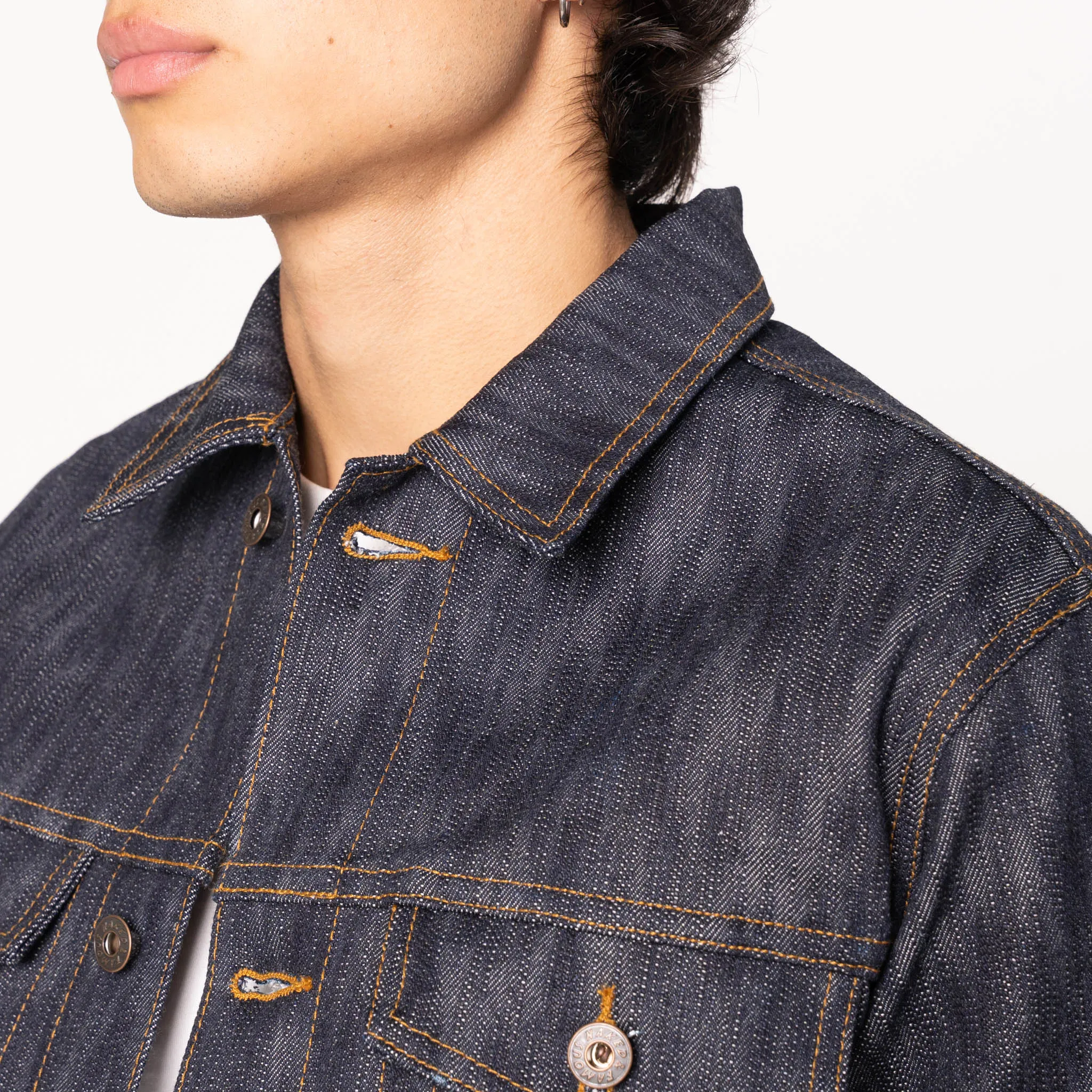 Denim Jacket - Sakura Slub Selvedge sold by Tate + Yoko product image thumbnail 4