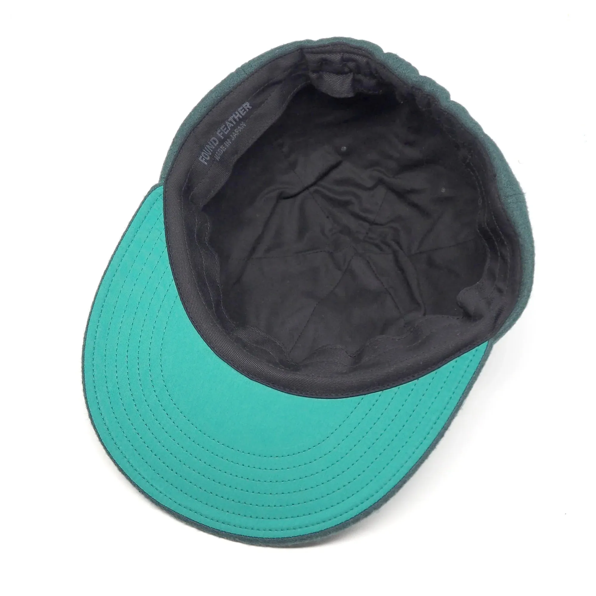 Classic 6 Panel Cap Acrylic Wool - Green sold by Tate + Yoko product image thumbnail 2
