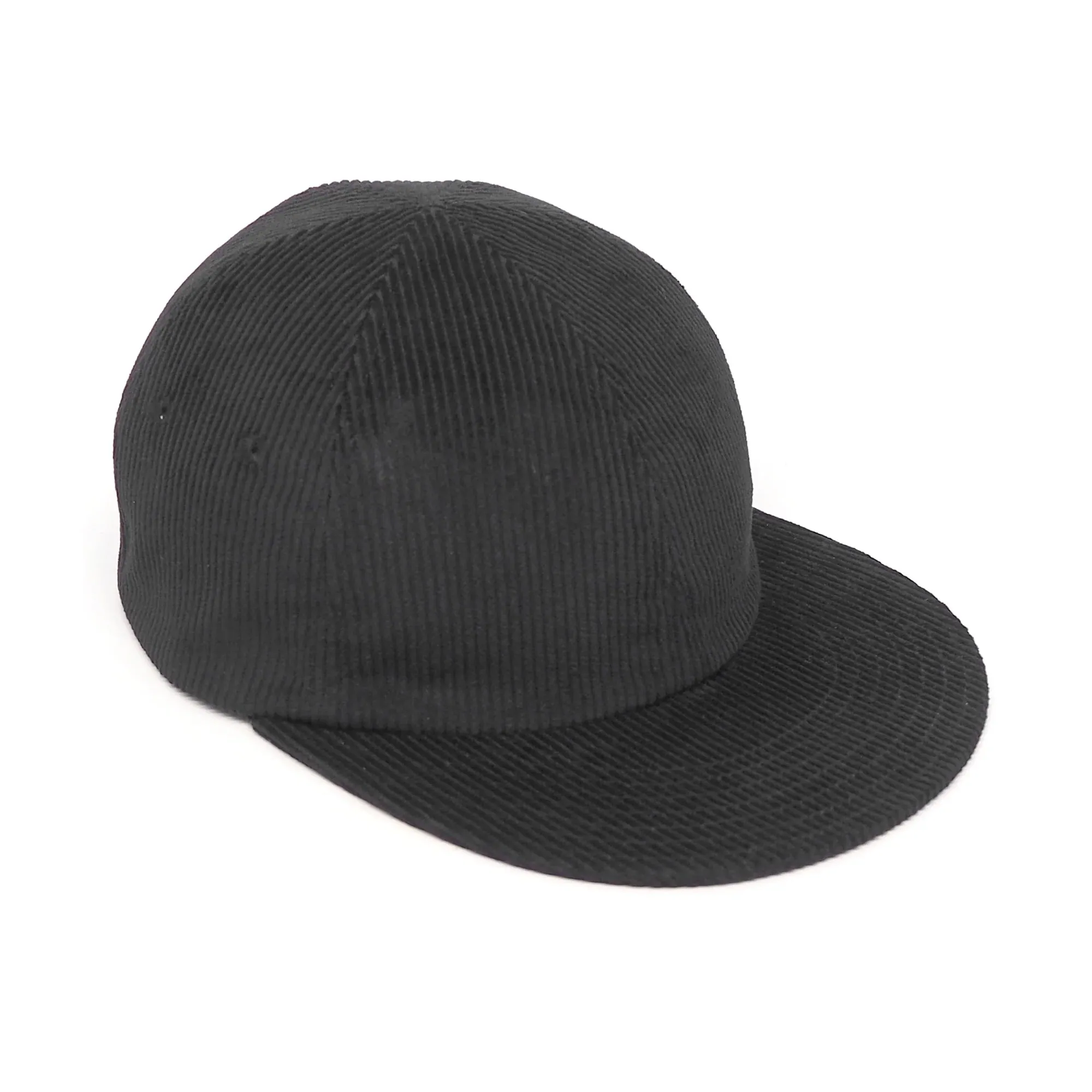 Classic 6 Panel Cap 8W Corduroy - Black sold by Tate + Yoko