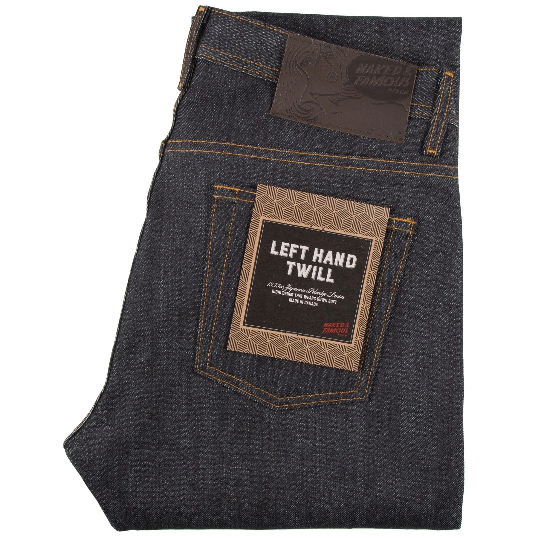 Weird Guy - Left Hand Twill Selvedge - 36" Long Inseam sold by Tate + Yoko