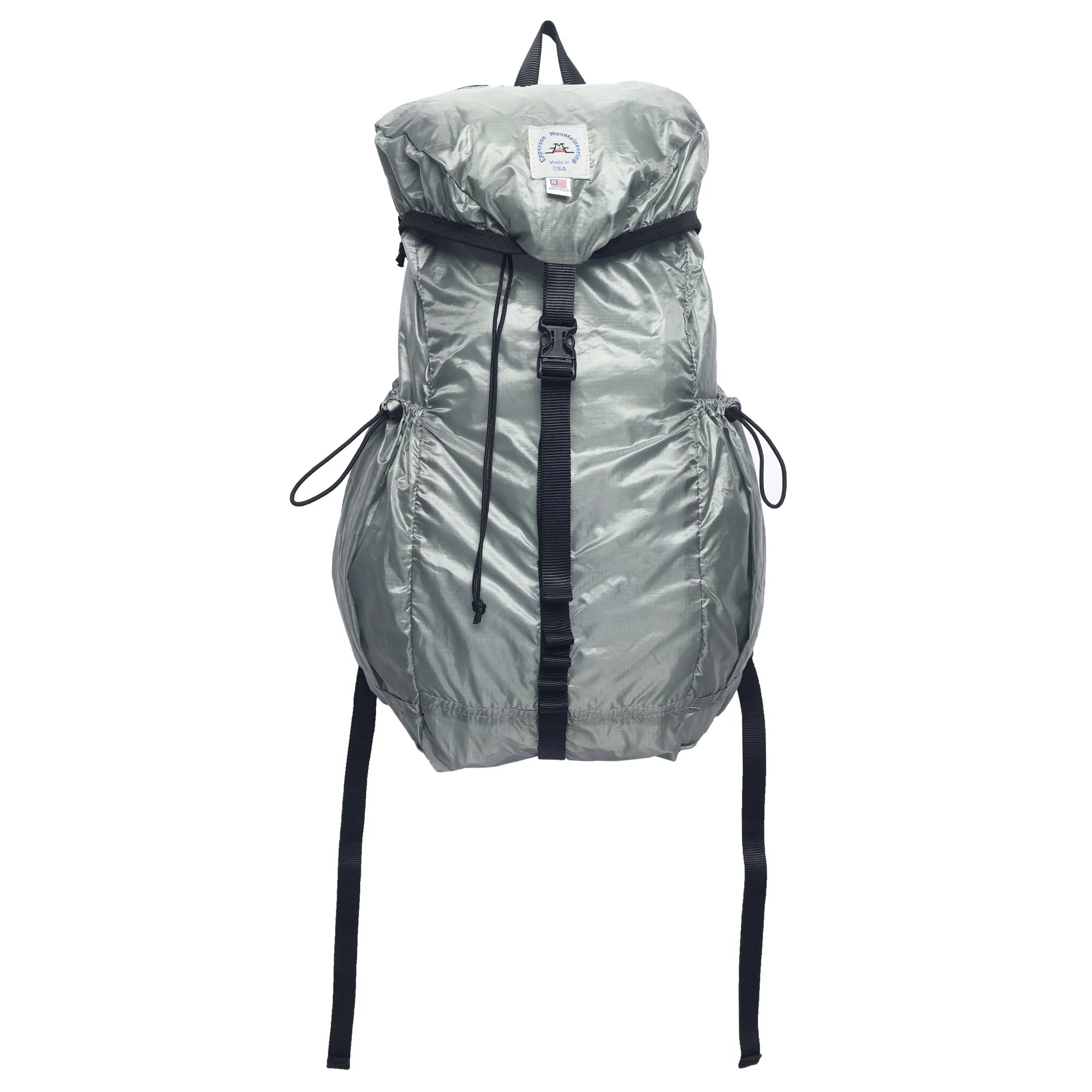 Packable Back Pack - 1.1oz Parachute Nylon Silver sold by Tate + Yoko
