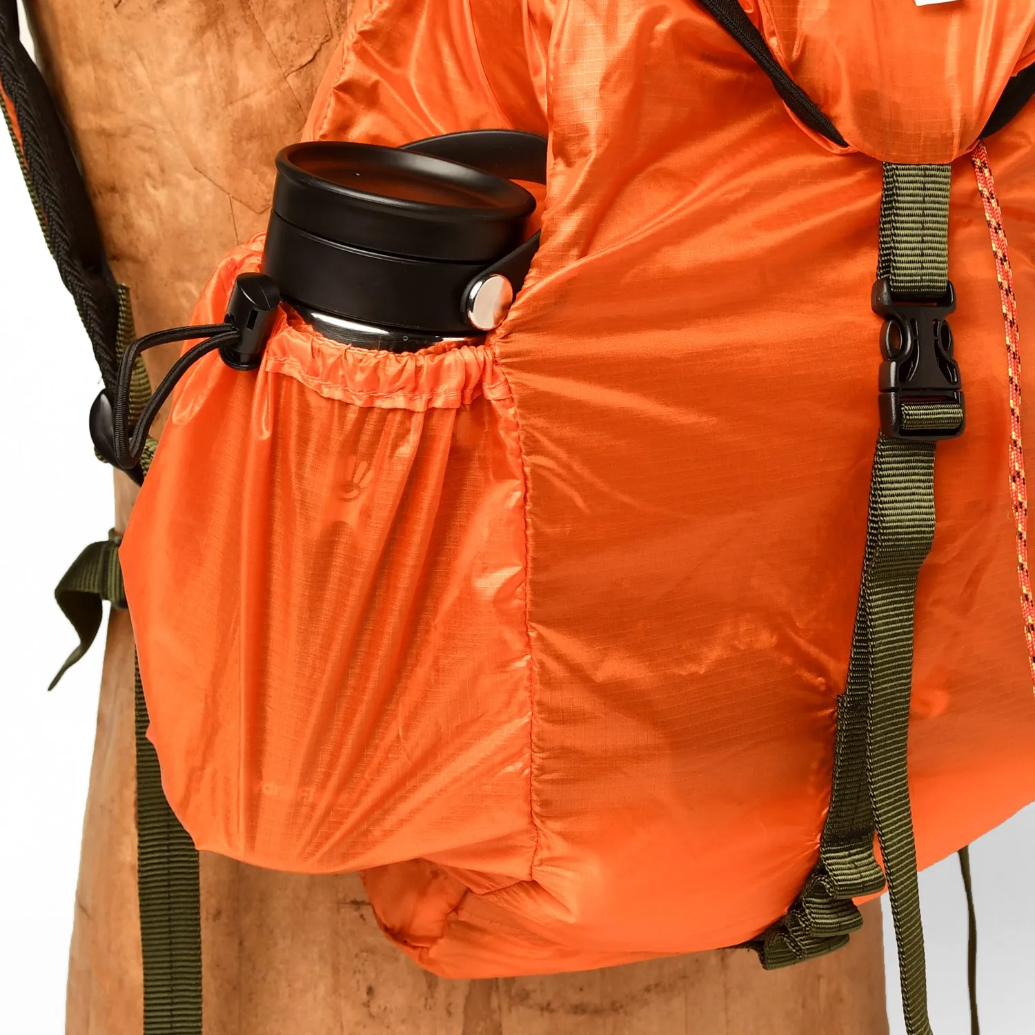 Packable Back Pack - 1.1oz Parachute Nylon Orange sold by Tate + Yoko product image thumbnail 3