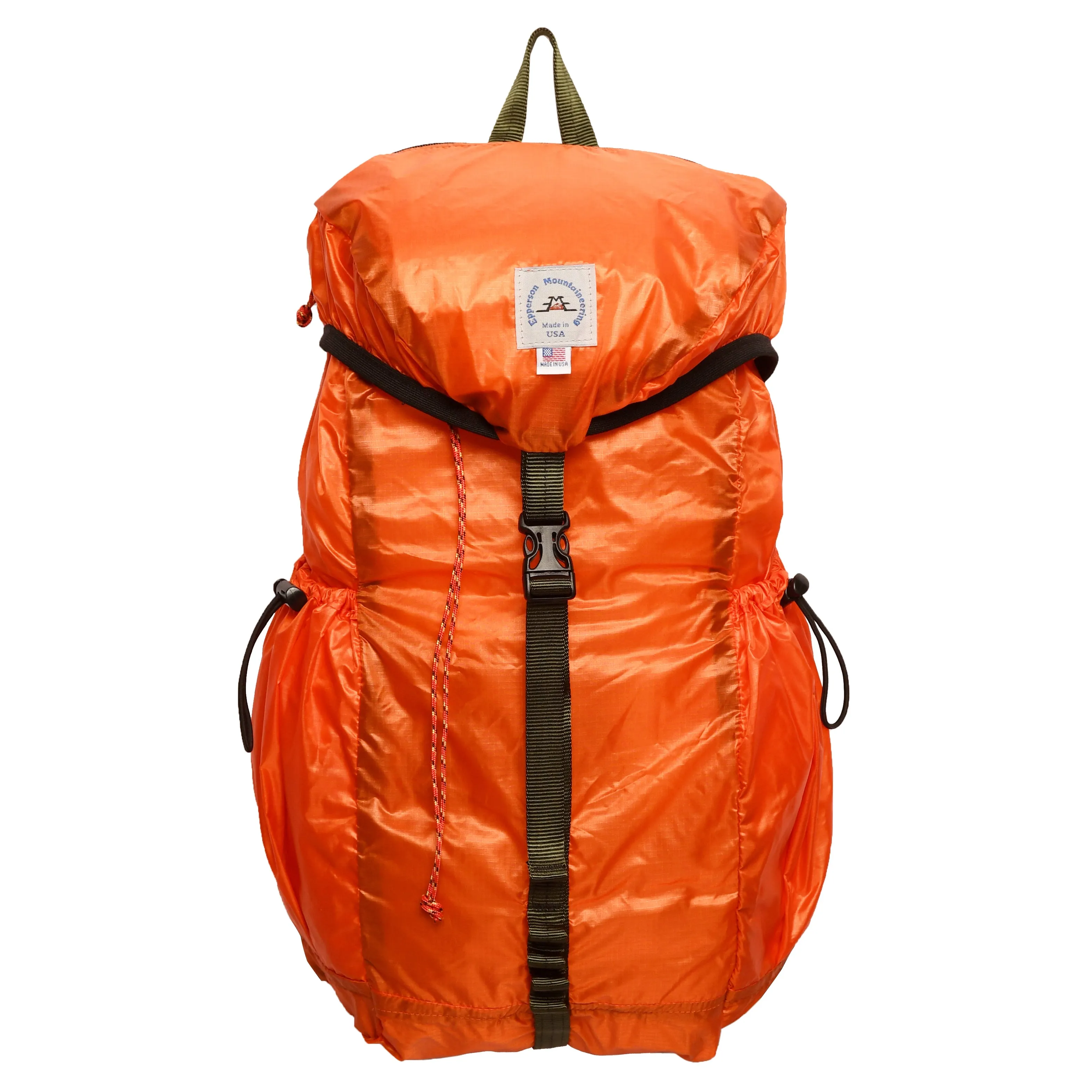 Packable Back Pack - 1.1oz Parachute Nylon Orange sold by Tate + Yoko