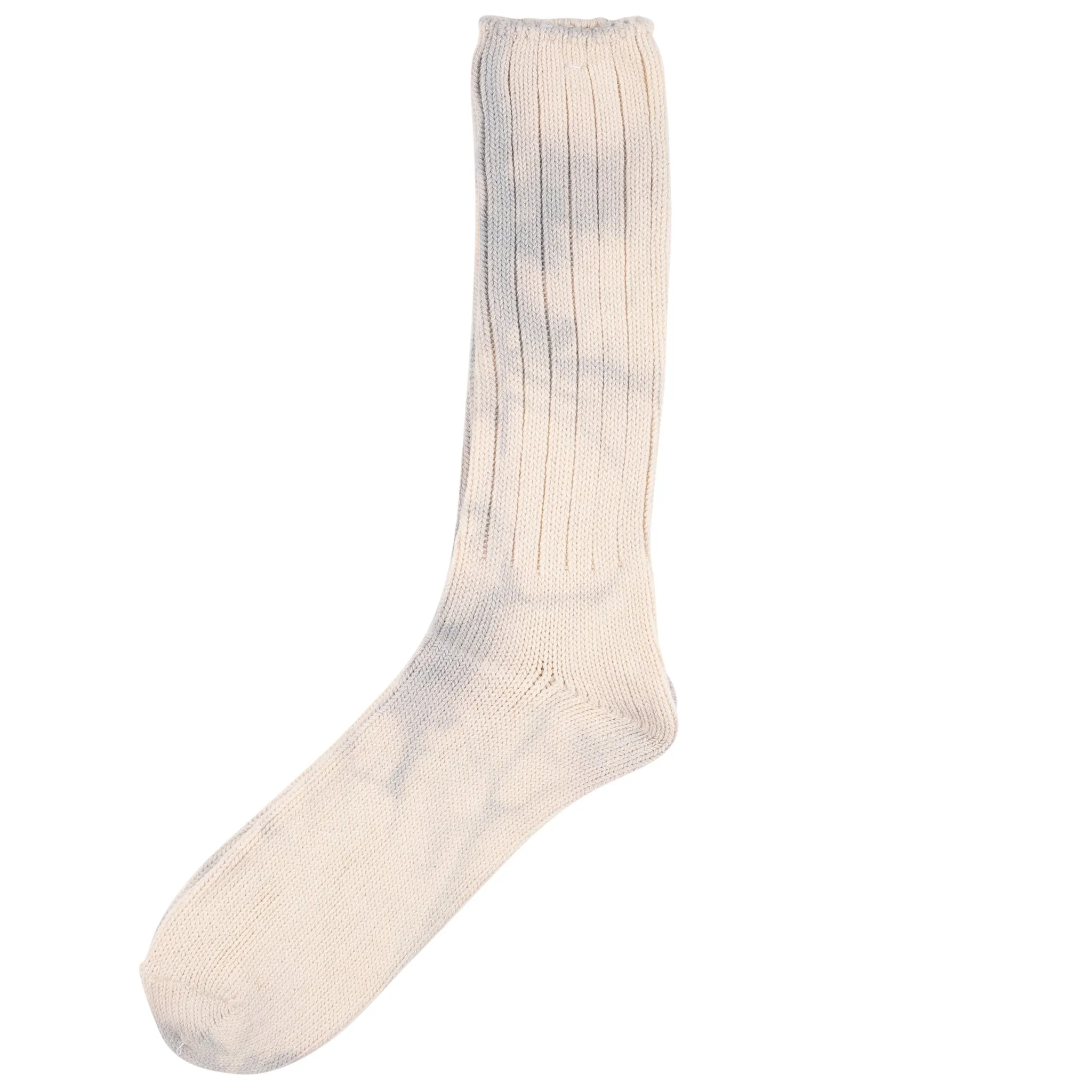 Uneven Dye Crew - Dull Grey sold by Tate + Yoko