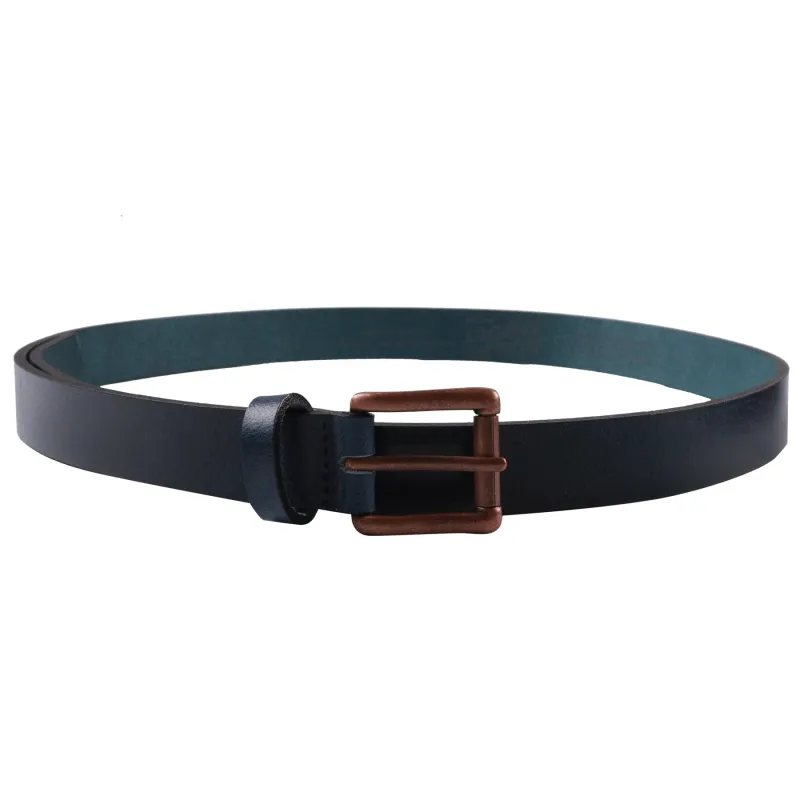 Belt - Buffalo Leather - Indigo made by Naked & Famous Denim
