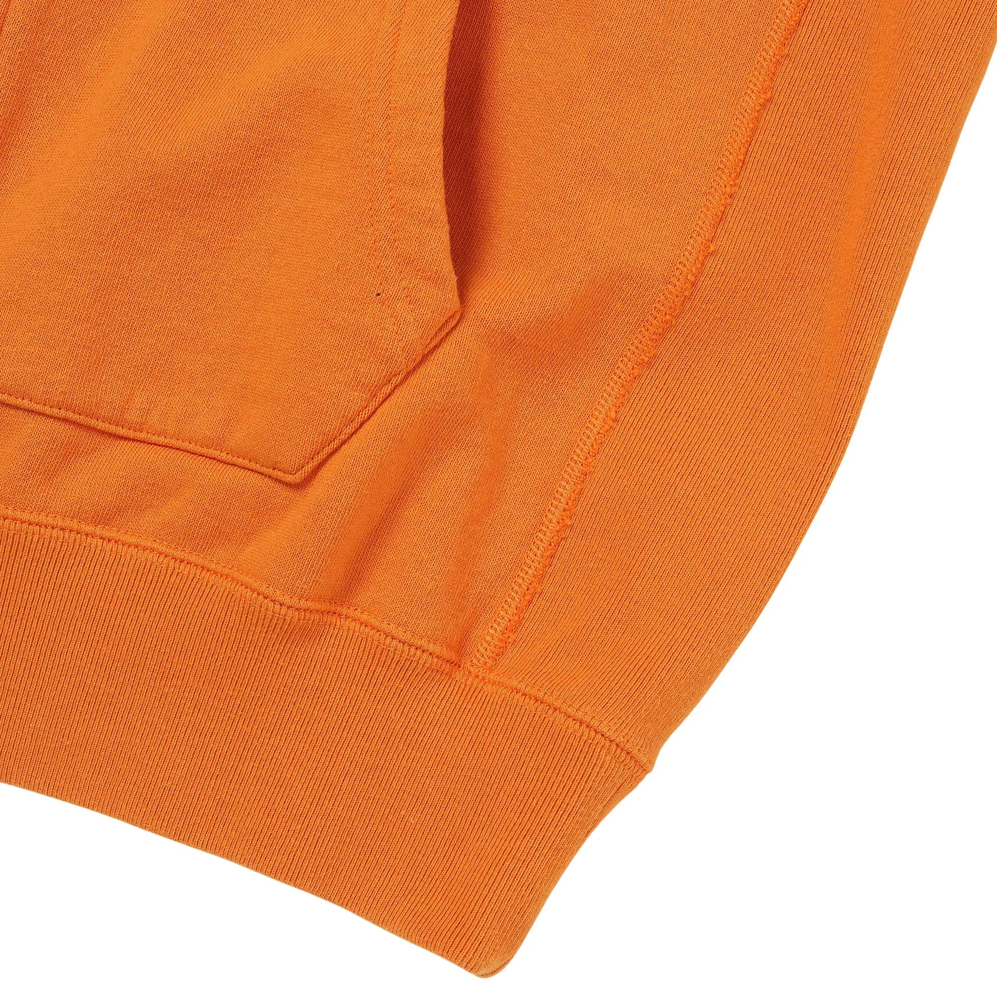 Zip Hoodie - Super Looper French Terry - Orange sold by Tate + Yoko product image thumbnail 3