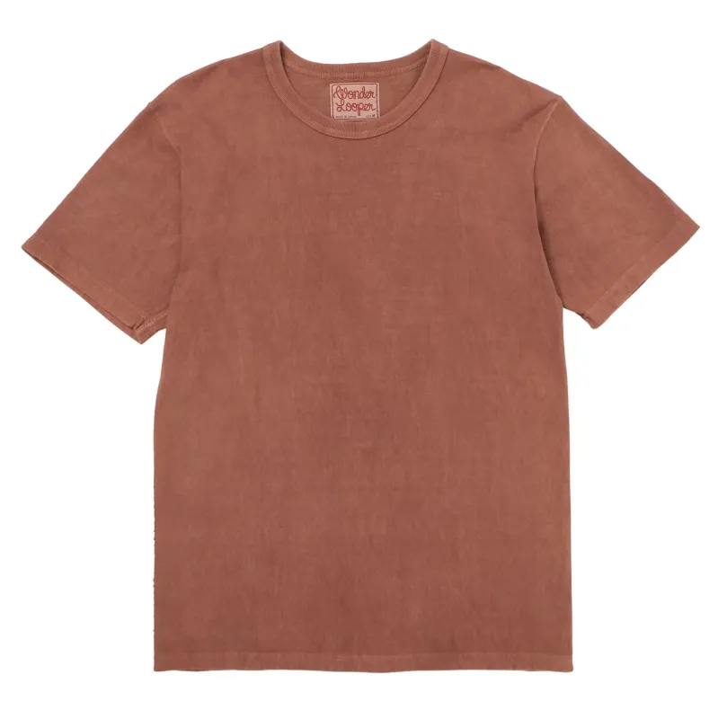 Amami Hand Dyed ELS Recycled Cotton Slub T-shirt - Sharinbai + Doro made by Wonder Looper