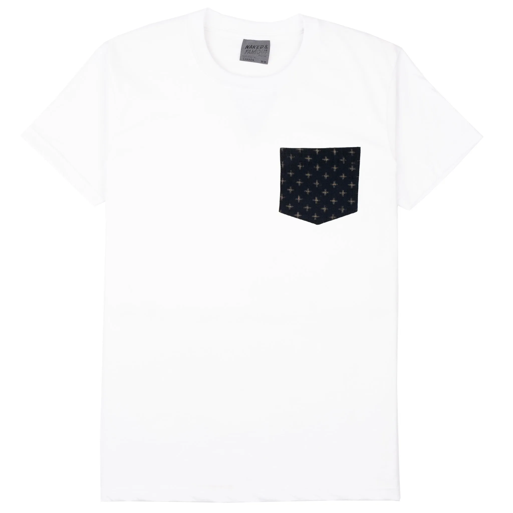 Pocket Tee - Kimono Igeta - White sold by Tate + Yoko
