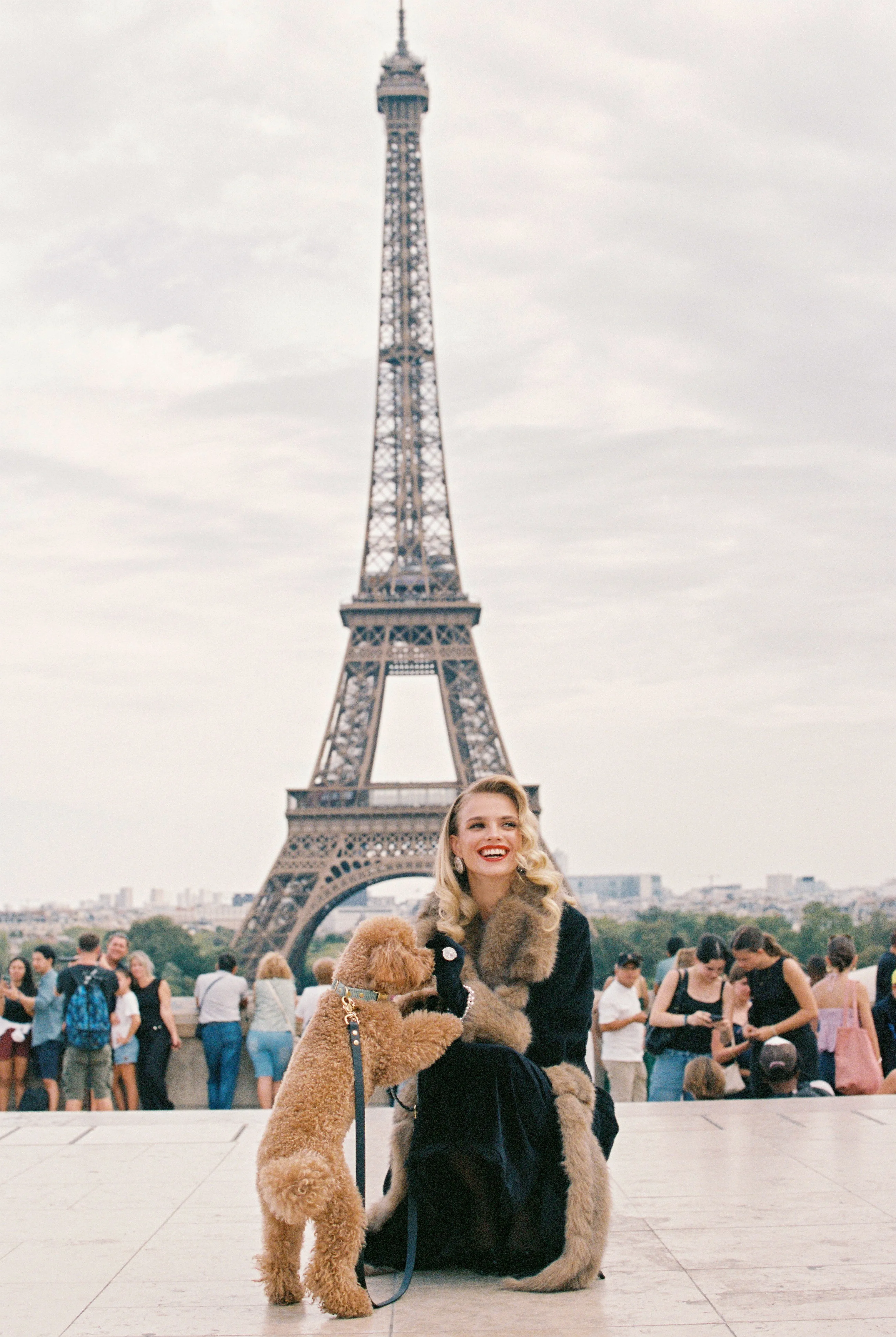 Adriana Faux Fur Coat (Black & Brown) sold by Nana Jacqueline product image thumbnail 5