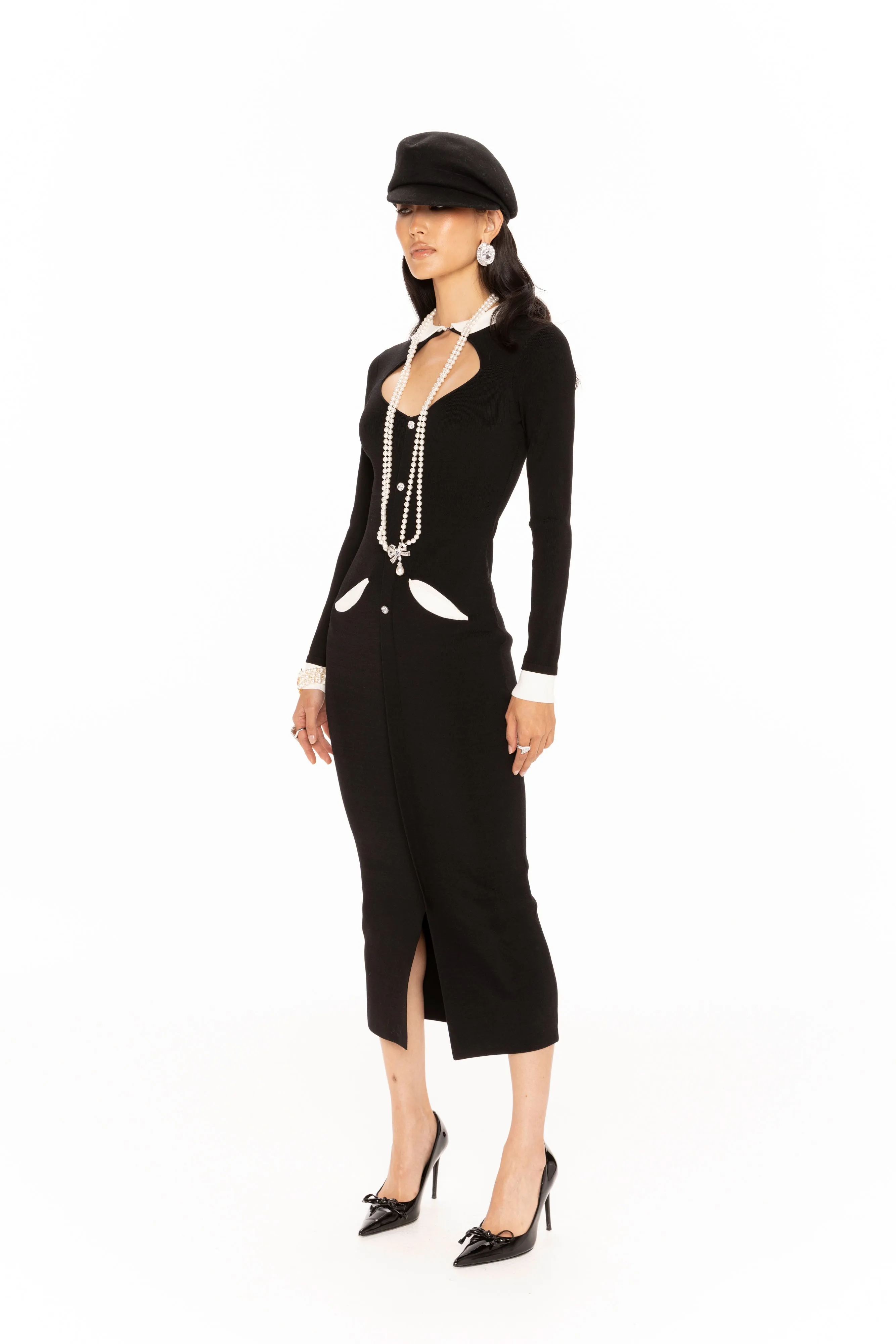 Colette Knit Maxi Dress sold by Nana Jacqueline product image thumbnail 3