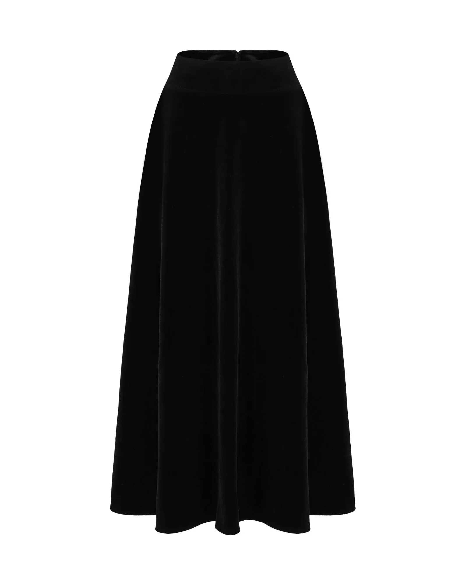 Blaire Velvet Maxi Skirt (Black) sold by Nana Jacqueline
