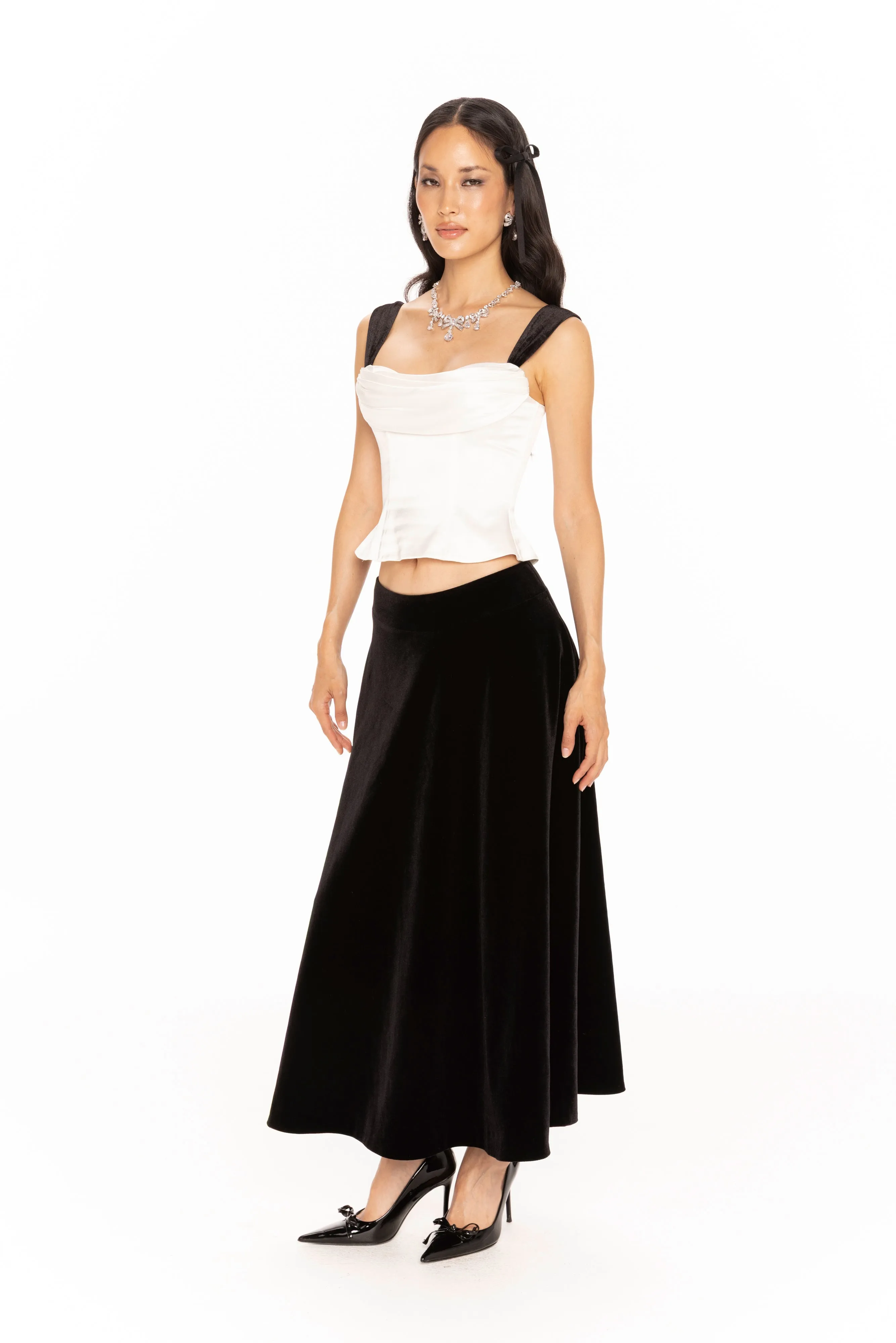 Gia Bow Top (White) sold by Nana Jacqueline product image thumbnail 3