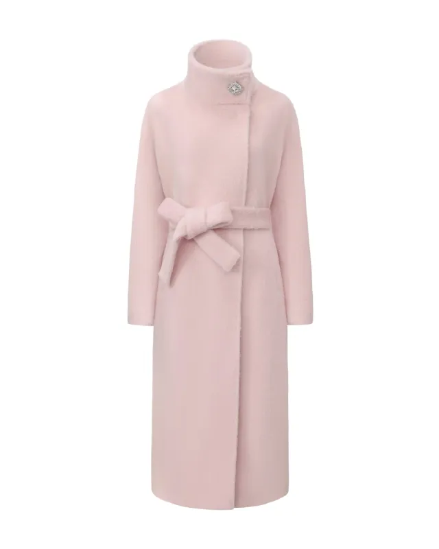 Audrey Long Coat (Pink) sold by Nana Jacqueline