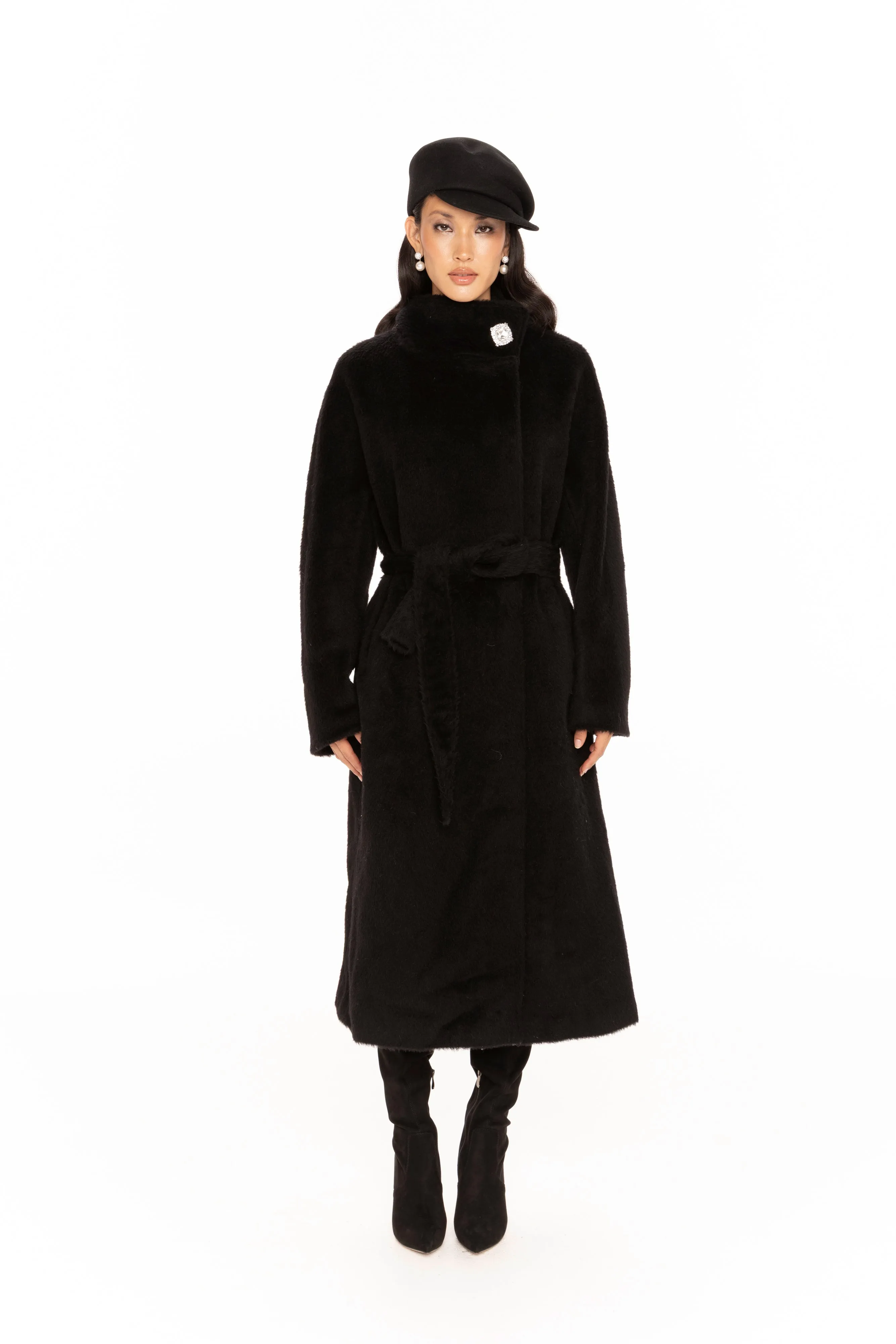 Audrey Long Coat (Black) sold by Nana Jacqueline product image thumbnail 3