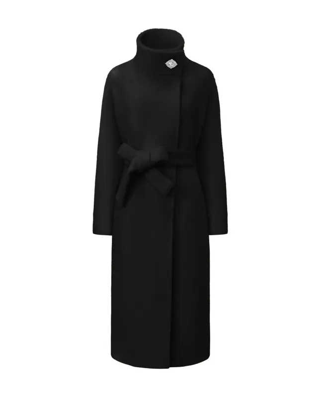 Audrey Long Coat (Black) sold by Nana Jacqueline
