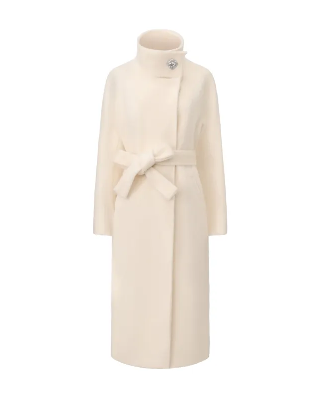 Audrey Long Coat (Off-white) sold by Nana Jacqueline