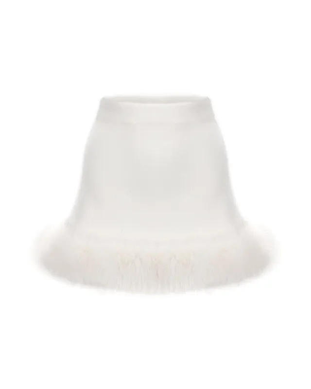 Anika Mini Skirt (White) sold by Nana Jacqueline