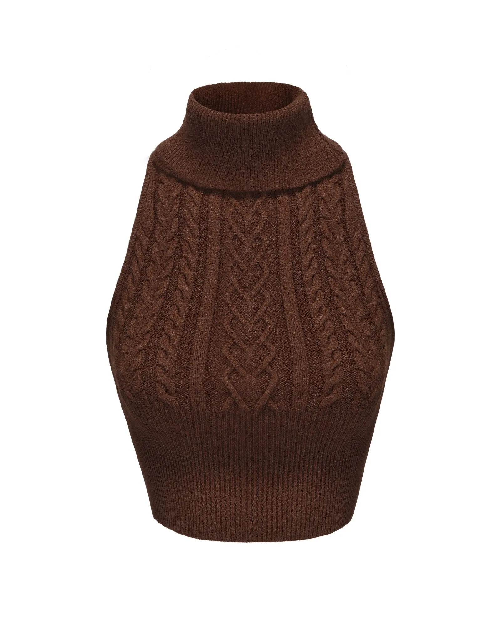 Margo Knit Top (Brown) (Final Sale) sold by Nana Jacqueline