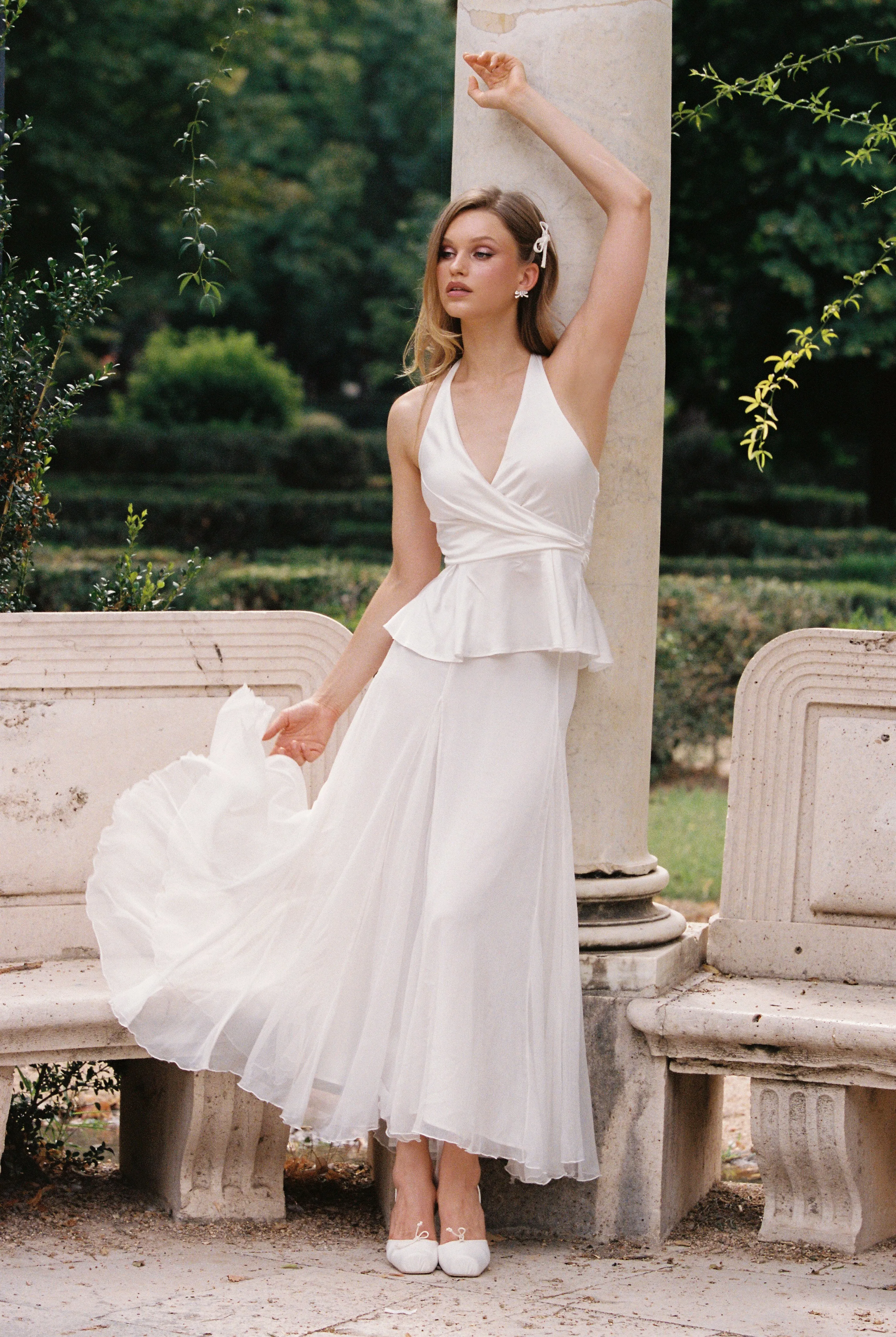 Valencia Skirt (White) (Final Sale) sold by Nana Jacqueline product image thumbnail 2