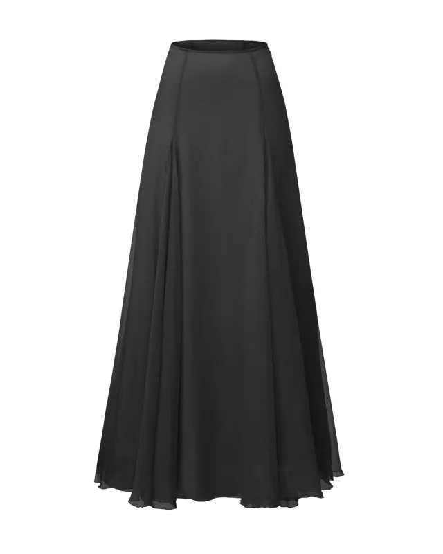 Valencia Skirt (Black) (Final Sale) sold by Nana Jacqueline