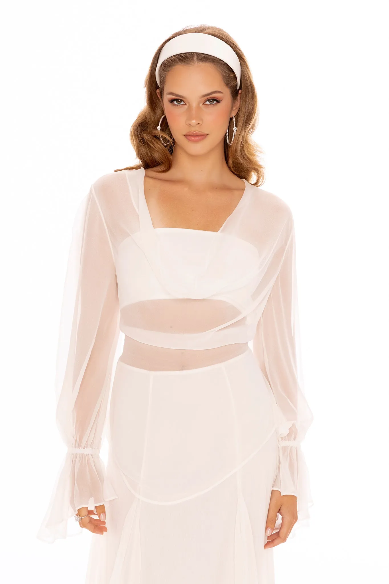 Nora Top (White) (Final Sale) sold by Nana Jacqueline product image thumbnail 3