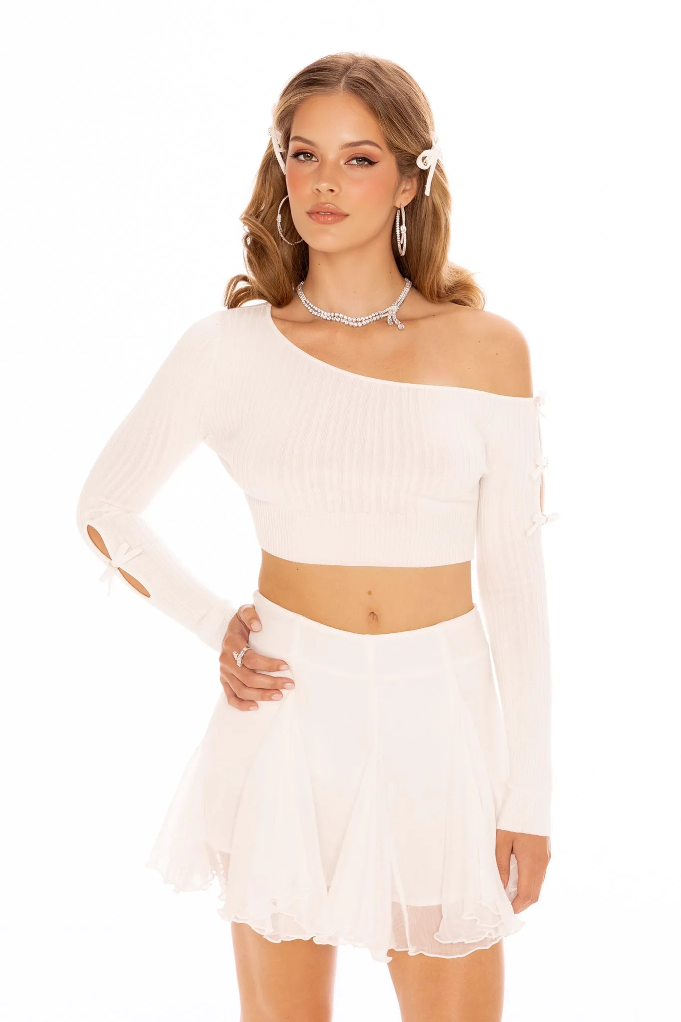 Zara Top (White) sold by Nana Jacqueline product image thumbnail 3