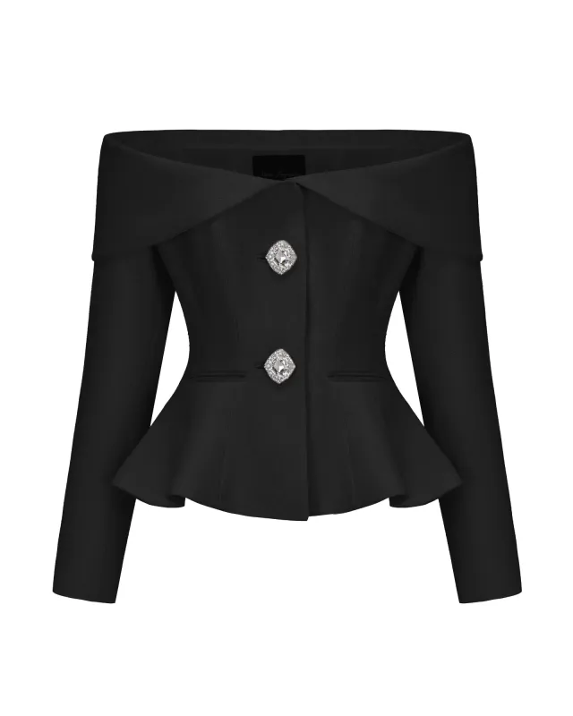 Blaire Top (Black) (Final Sale) made by Nana Jacqueline