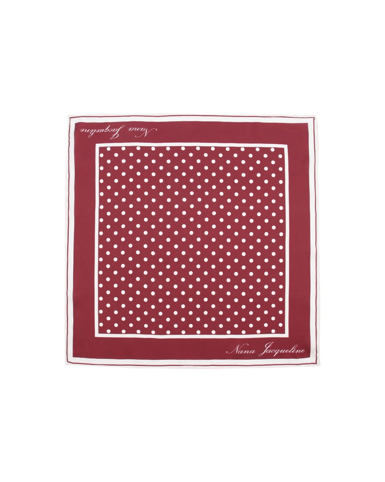 Bridget Pocket Square (Red) sold by Nana Jacqueline