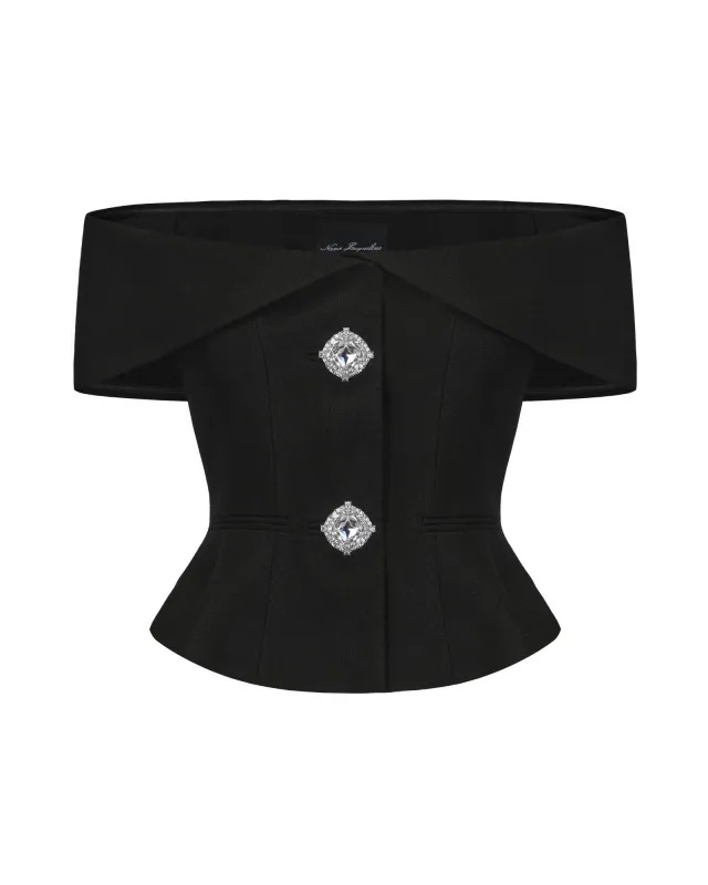 Blakely Top (Black) (Final Sale) sold by Nana Jacqueline